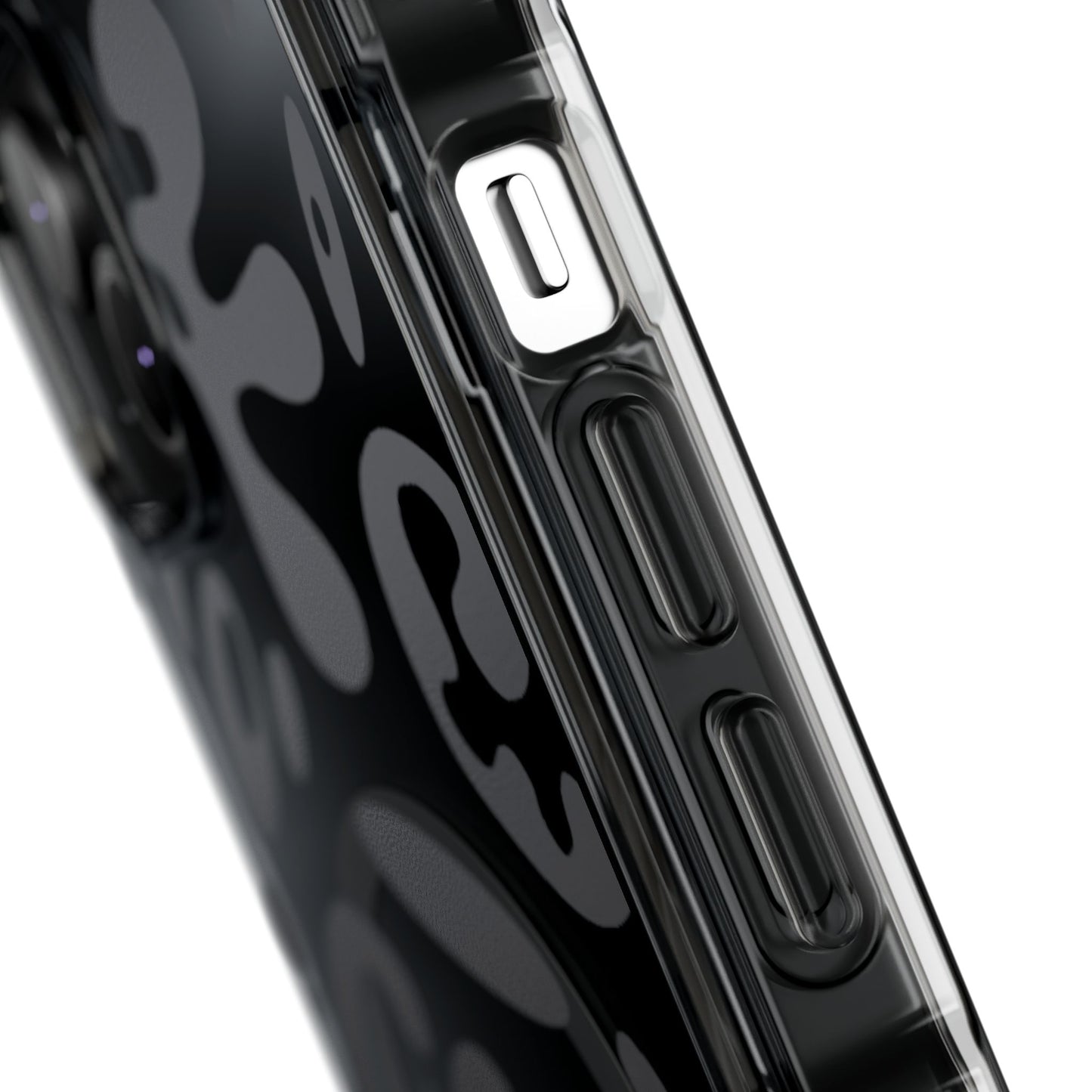 Pure Imagination Clear MagSafe Impact Case - Smoke Signal Black
