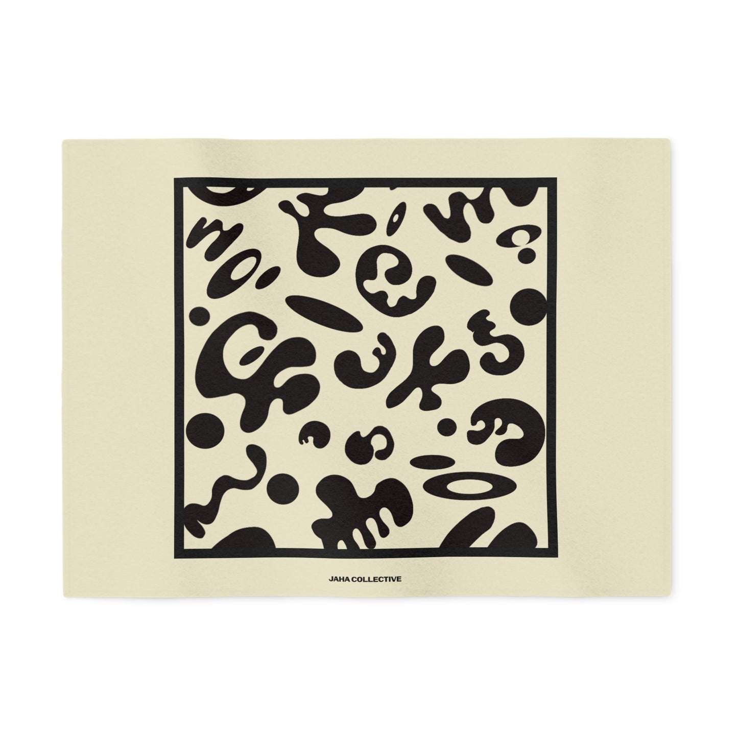 Adorn'd Minimalist Square Sweatshirt Blanket - Blank Page