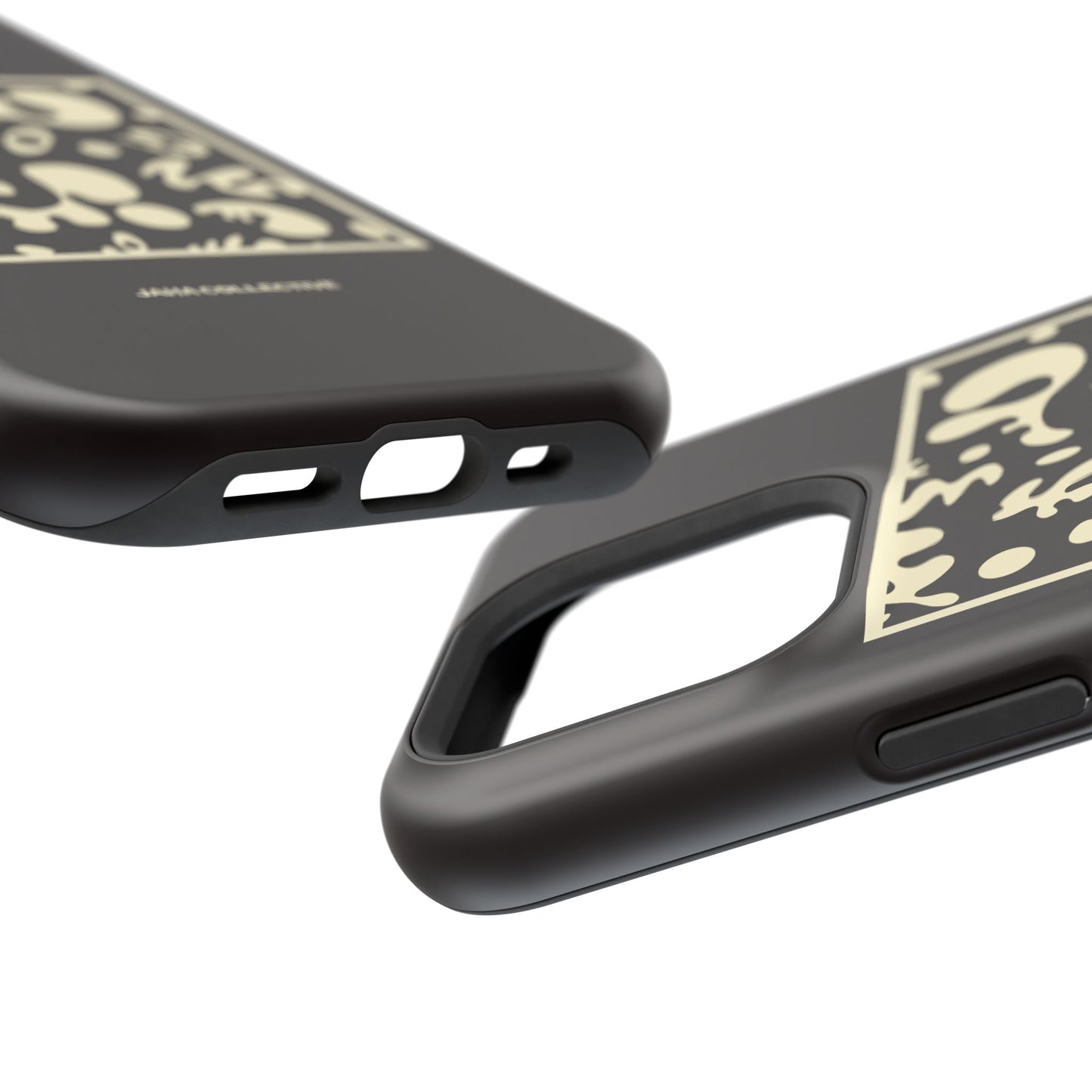 Adorn'd Minimalist Square MagSafe Tough Case - Smoke Signal