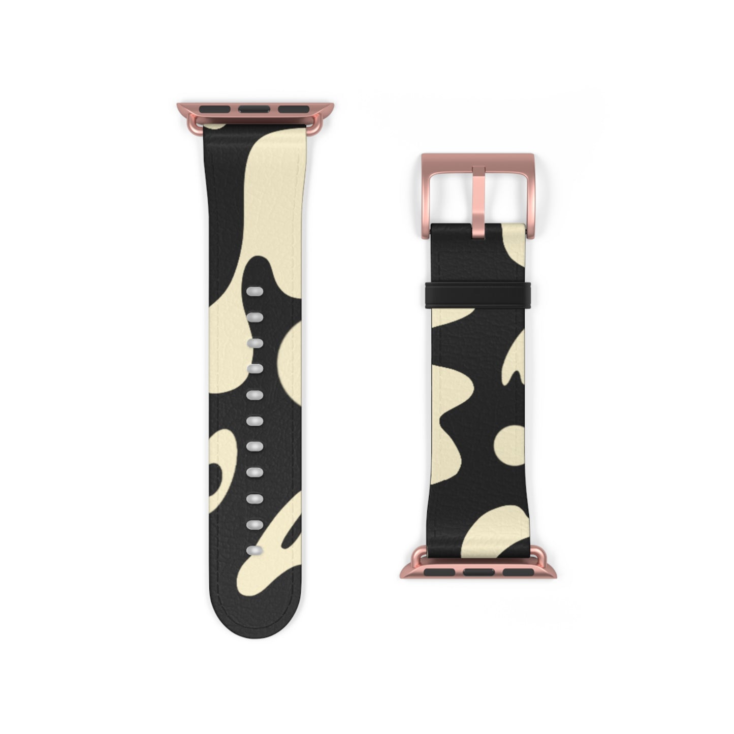 Pure Imagination Faux Leather Apple Watch Band - Smoke Signal