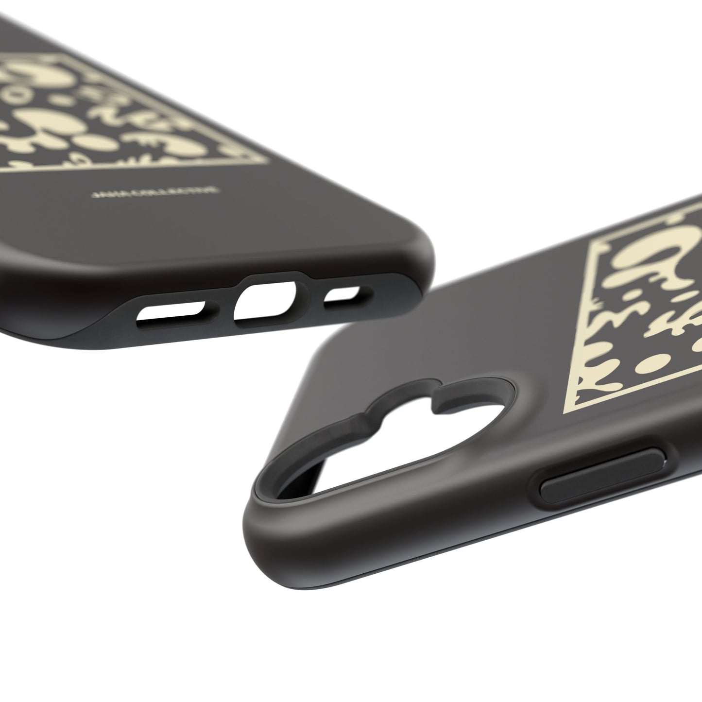 Adorn'd Minimalist Square MagSafe Tough Case - Smoke Signal