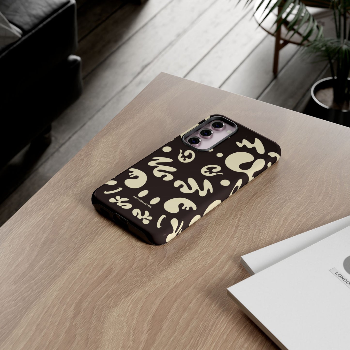 Mirror Work Tough Case (Samsung) - Smoke Signal Black