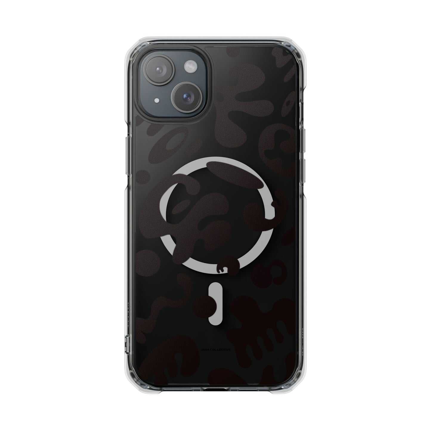 Pure Imagination Clear MagSafe Impact Case - Smoke Signal Black