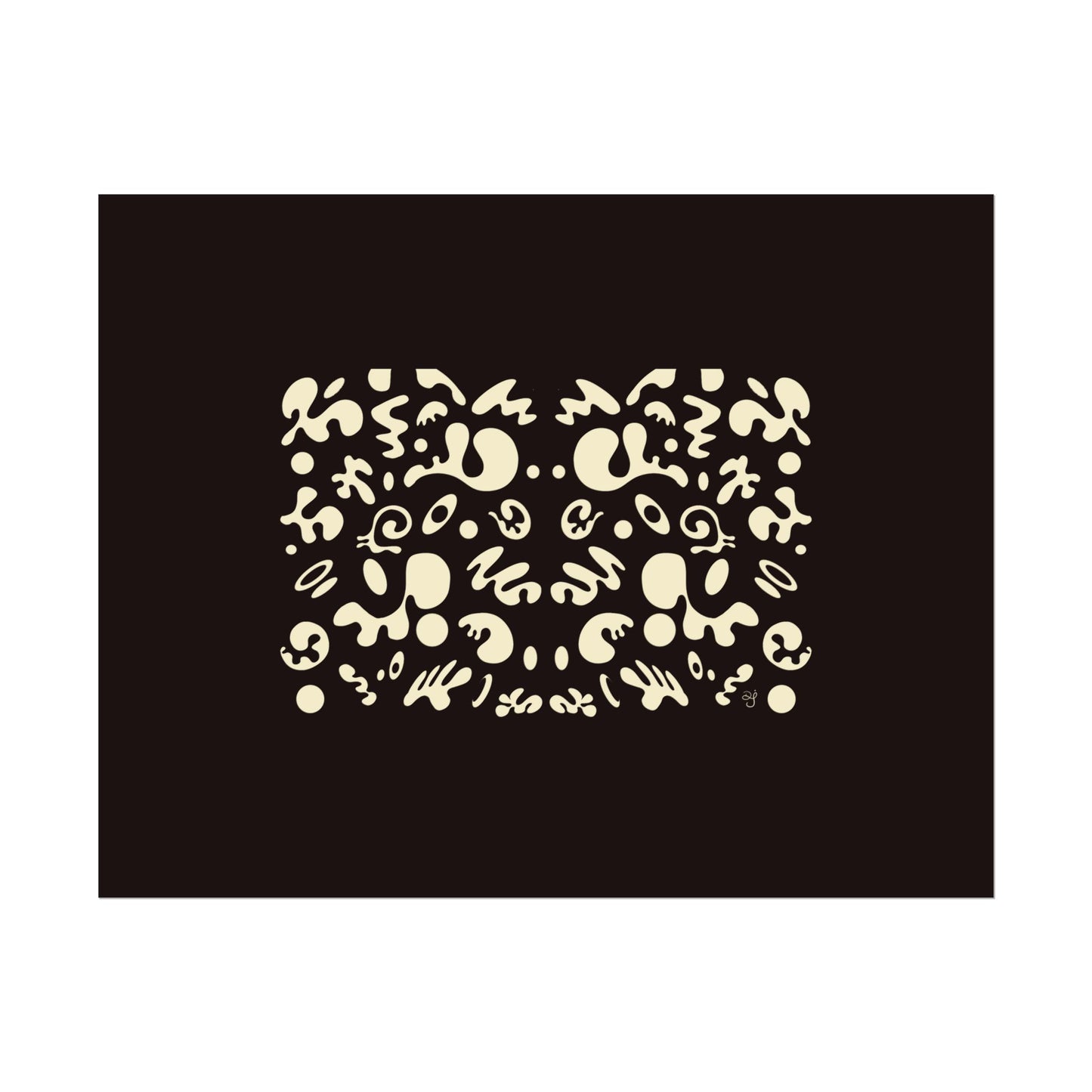 Mirror Work Rolled Poster (Landscape) - Smoke Signal