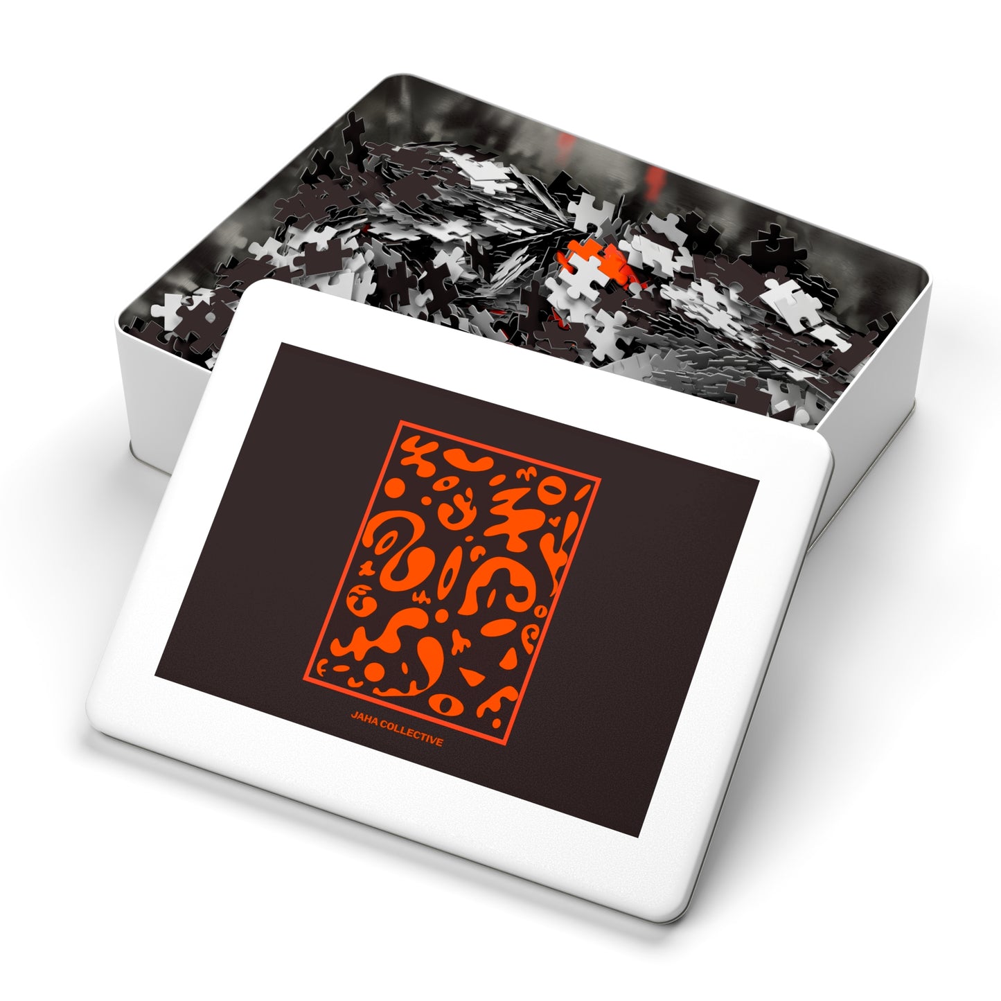 Deep Dream Jigsaw Puzzle w Tin Case - Black Magic Woman