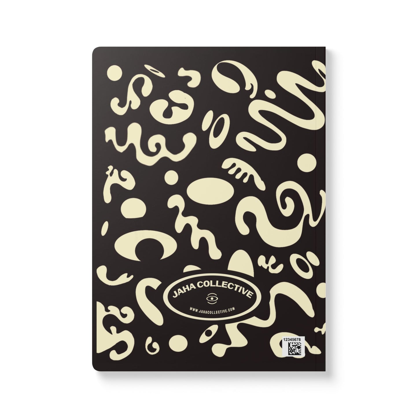 Pure Imagination Softcover Journal w Inside Prints + Tear-Off Pages (Ruled Line) - Smoke Signal Black