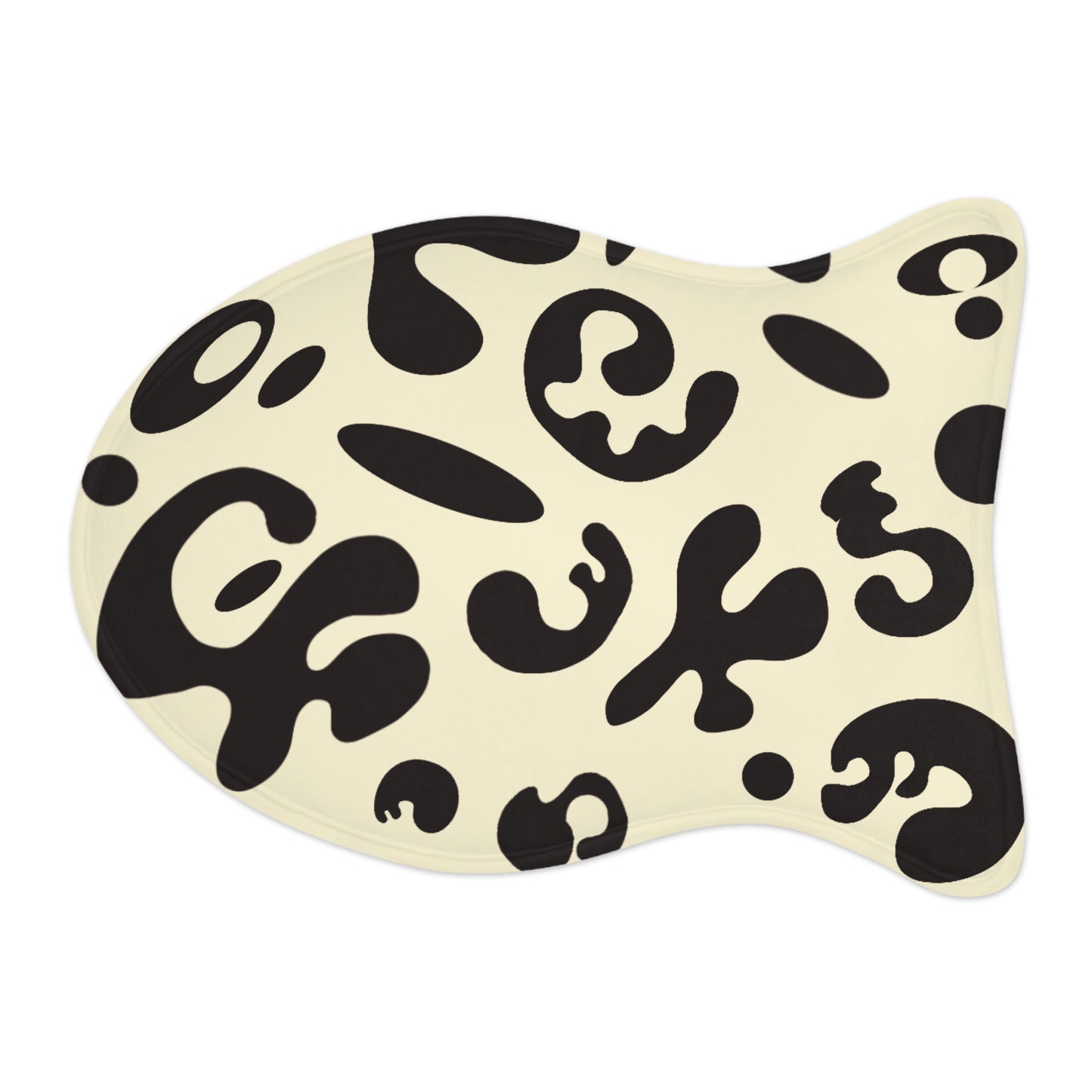 Pure Imagination Pet Feeding Mats (in Bone or Fish Shape) - Blank Page White