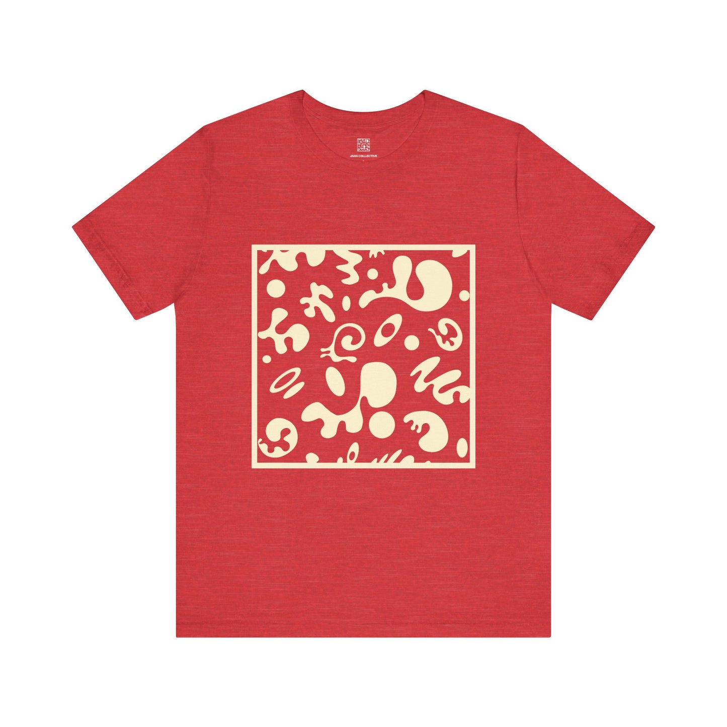 Adorn'd Unisex Jersey Short Sleeve Tee - Blank Page White Print