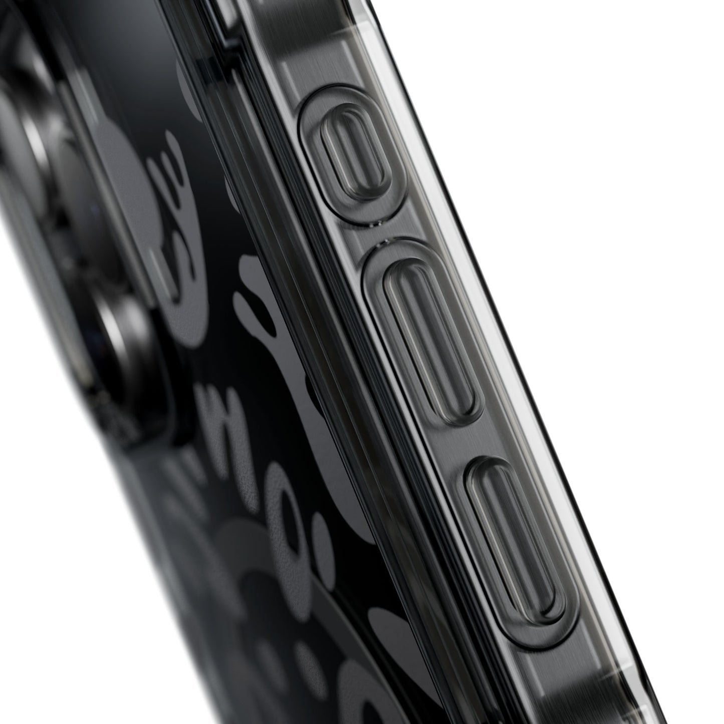 Mirror Work Clear MagSafe Impact Case - Smoke Signal Black