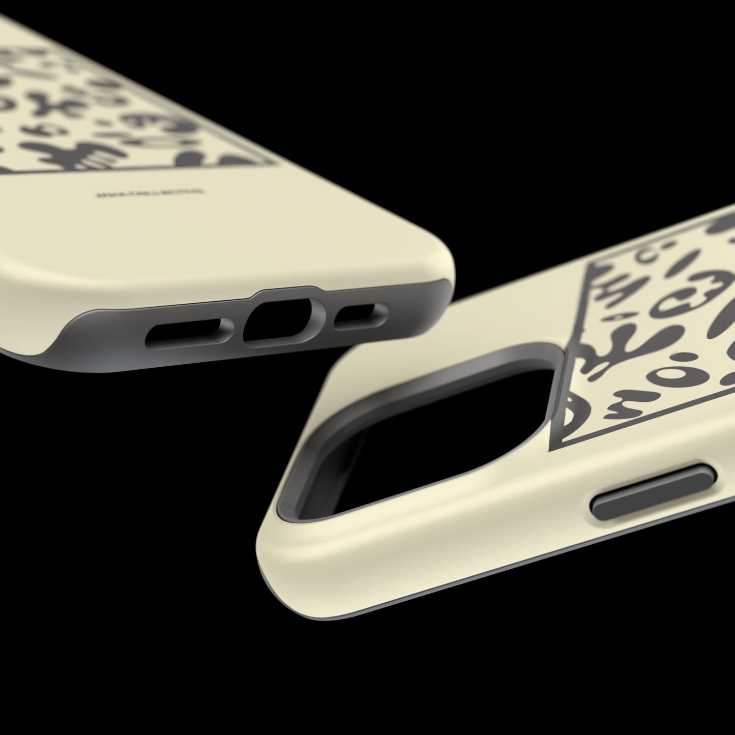 Adorn'd Minimalist Square MagSafe Tough Case - Blank Page