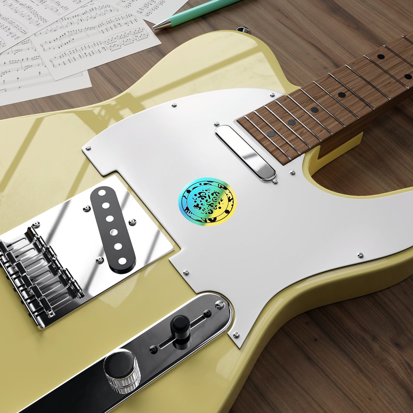 Adorn'd Holographic Die Cut Stickers - Blank Page Holo
