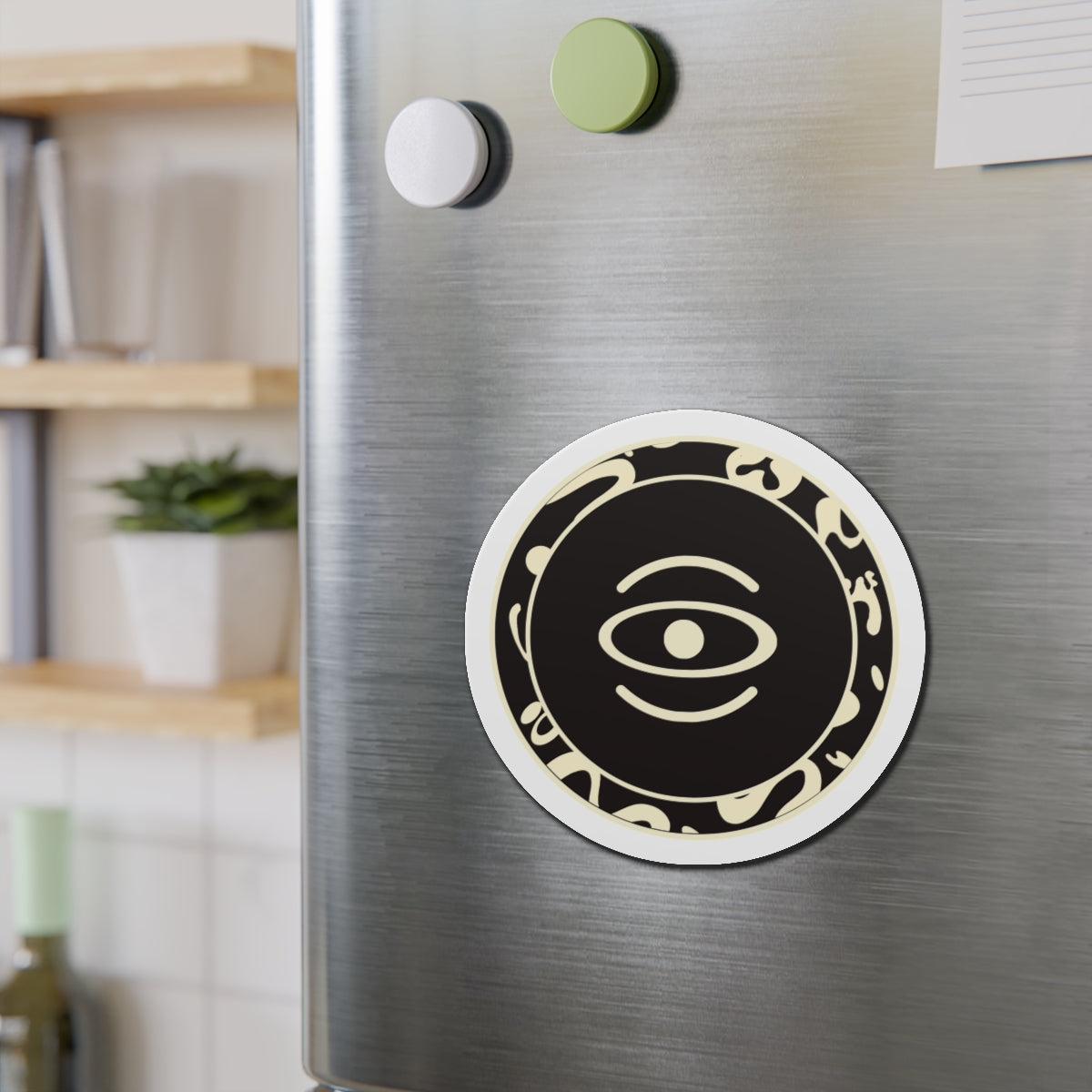 Adorn'd Logo Die Cut Magnet - Smoke Signal