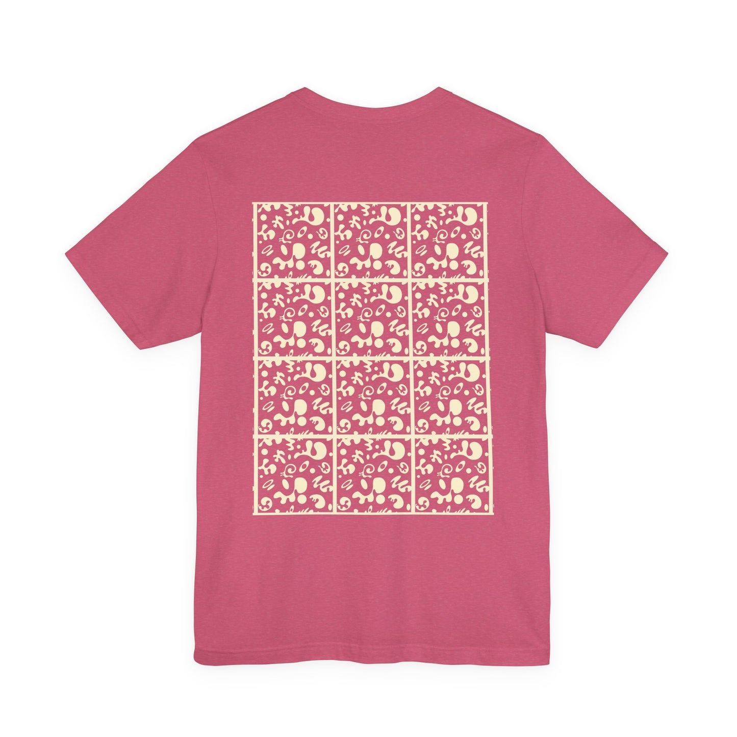 Adorn'd Unisex Jersey Short Sleeve Tee - Blank Page White Print