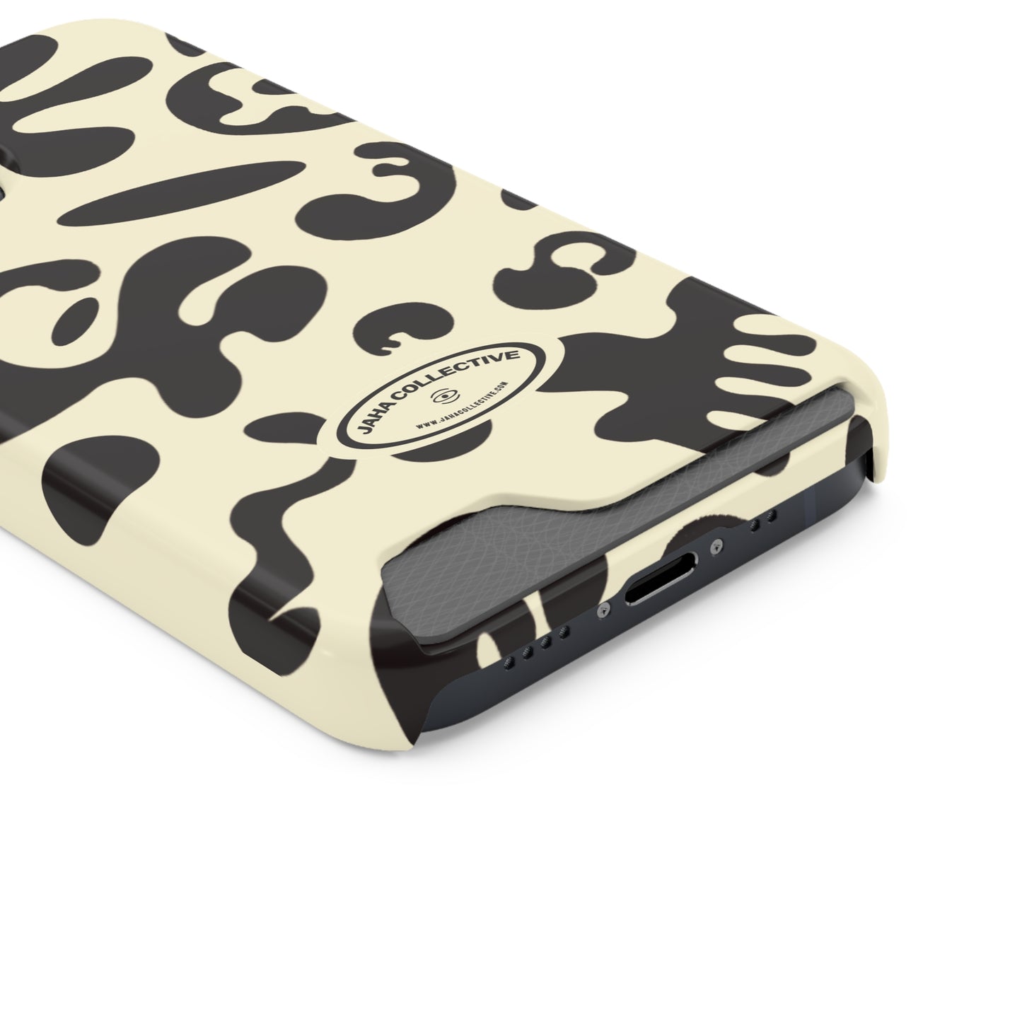 Pure Imagination Phone Case w Card Holder - Blank Page White