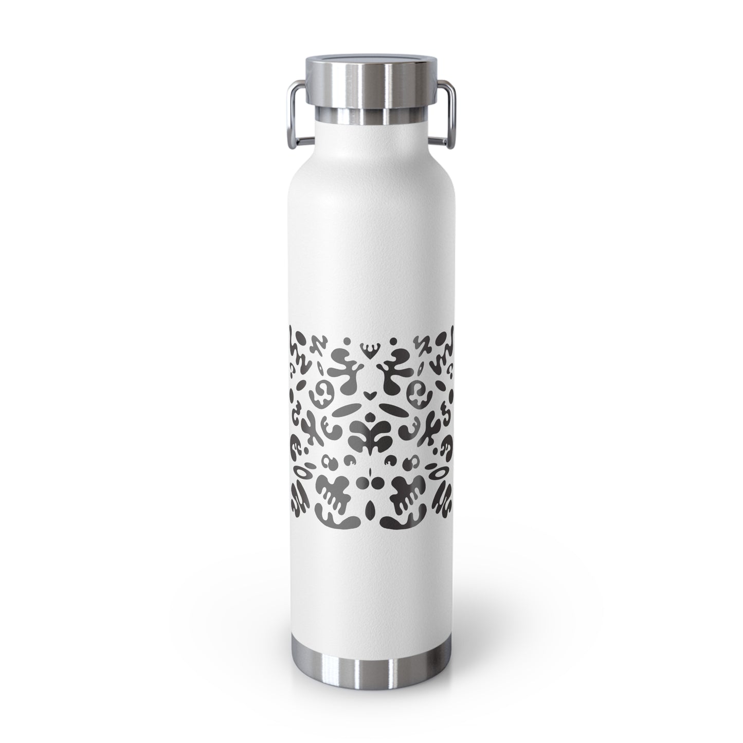 Mirror Work Copper Vacuum Insulated Water Bottle (22oz) - Smoke Signal Black