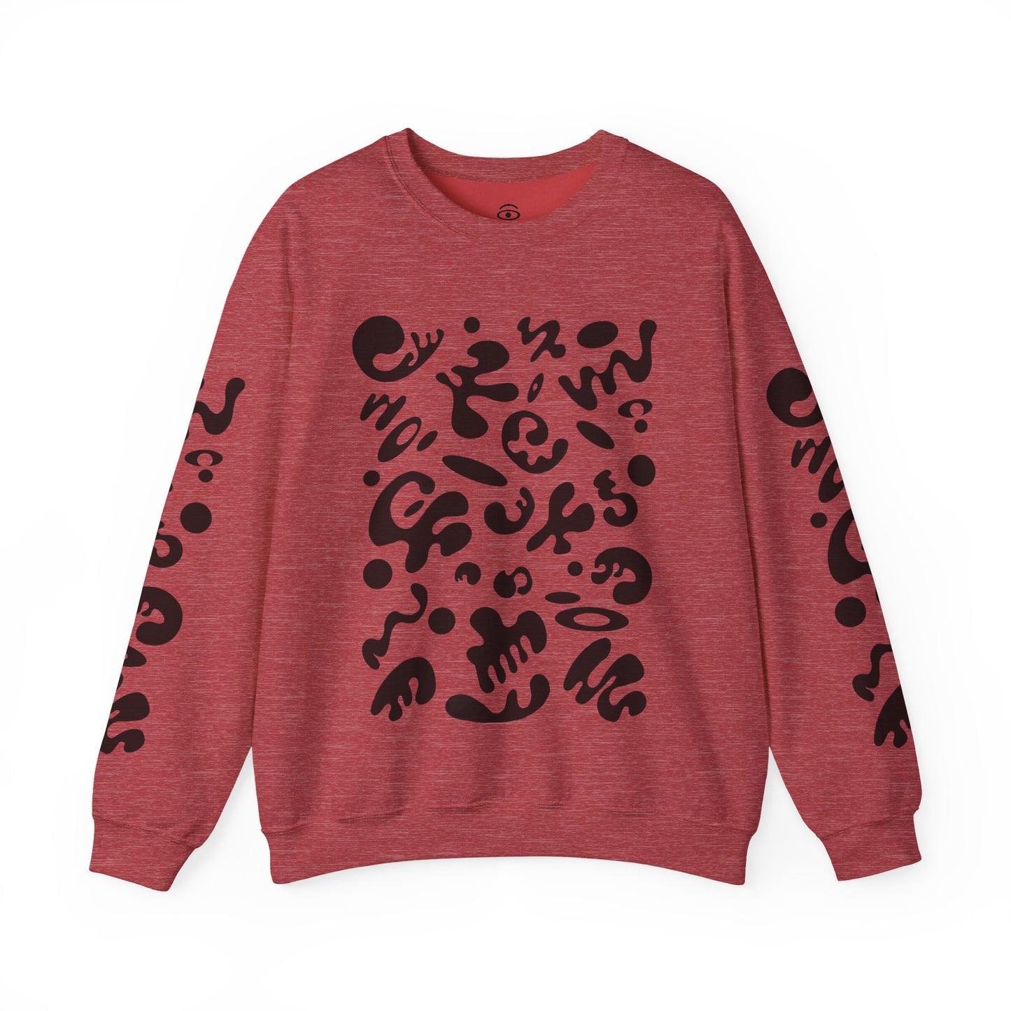 Pure Imagination Unisex Heavy Blend™ Crewneck Sweatshirt- Smoke Signal Black Print