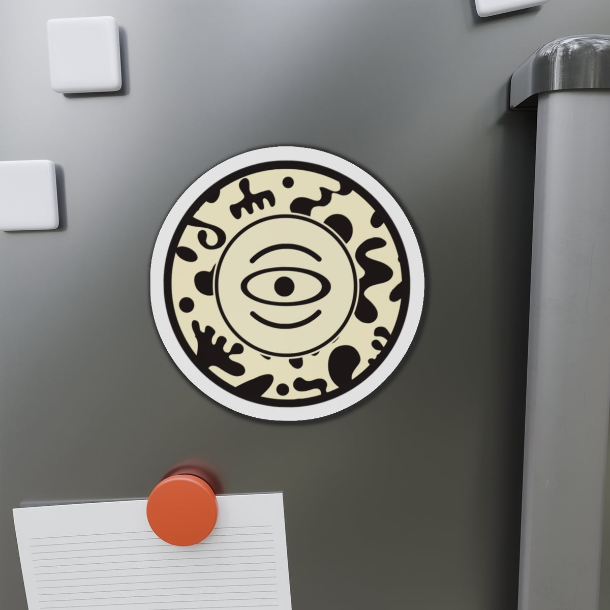 Adorn'd Color Logo Die Cut Magnet - Blank Page
