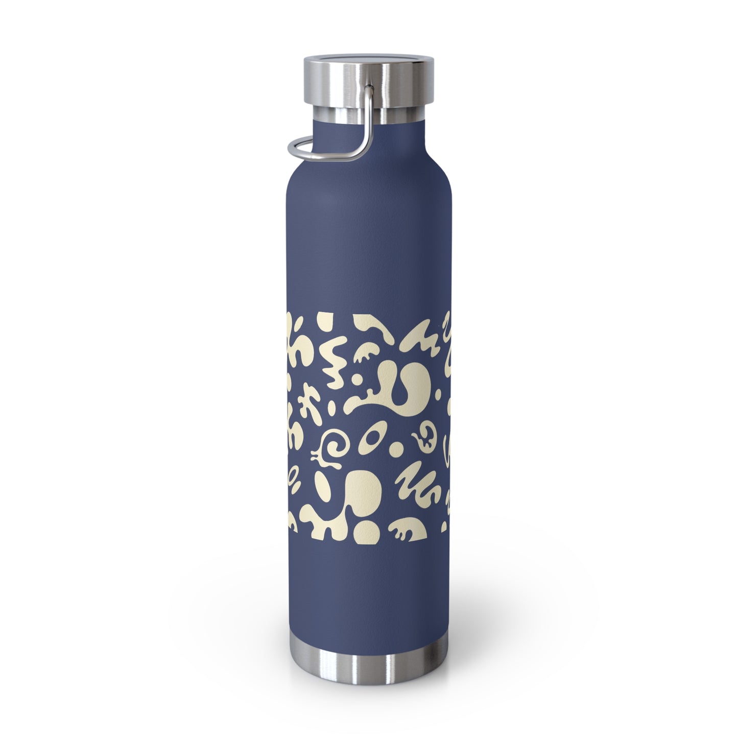 Mirror Work Copper Vacuum Insulated Water Bottle (22oz) - Blank Page White