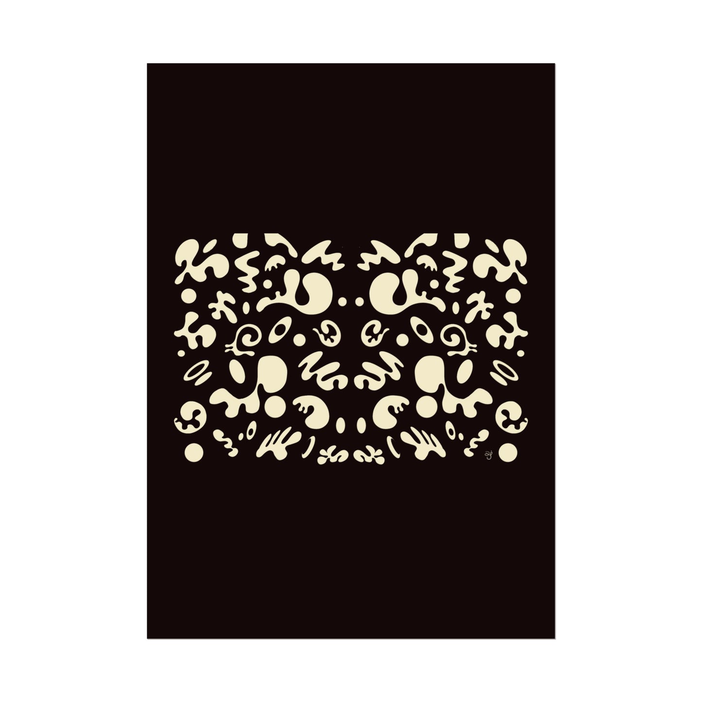 Mirror Work Rolled Poster (Portrait) - Smoke Signal