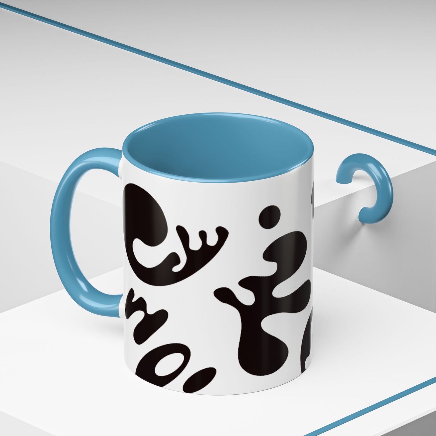Nourish'd Color Accent Ceramic Mug