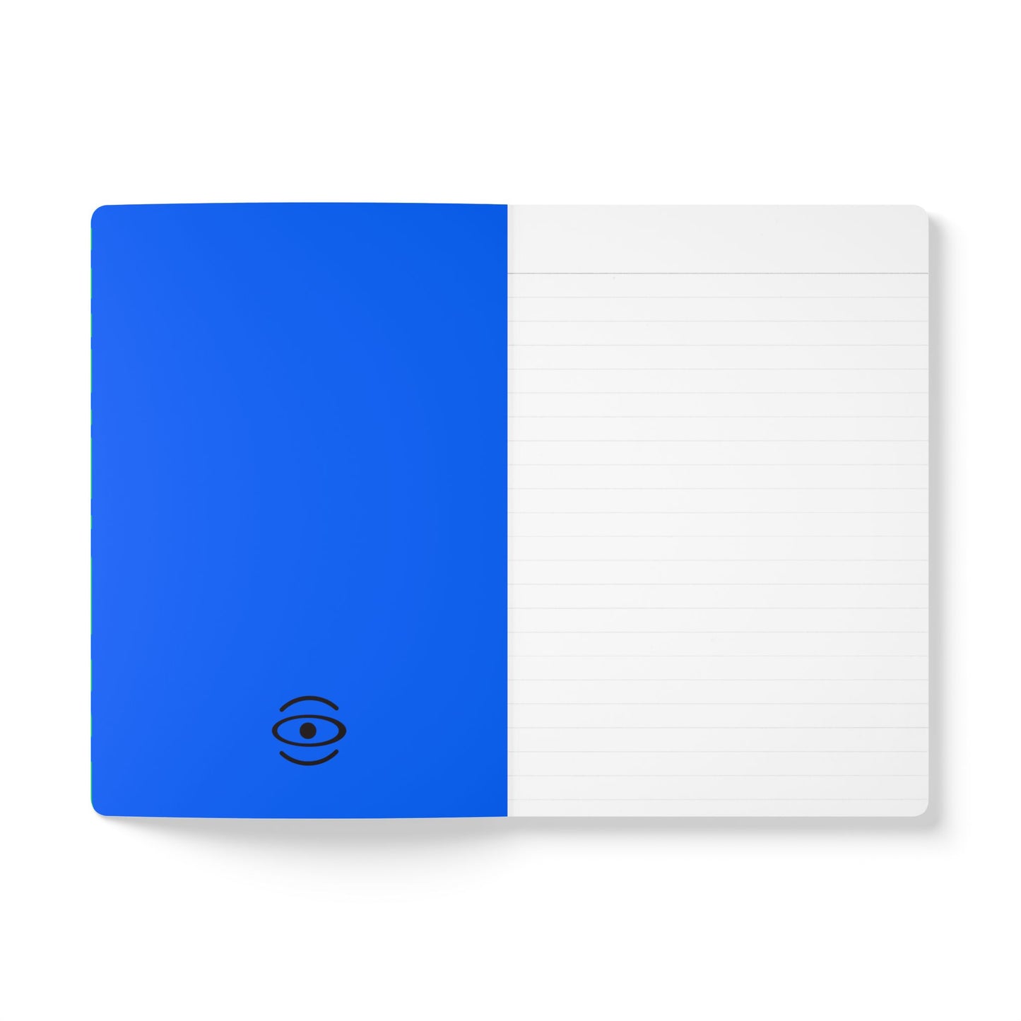 Pure Imagination Softcover Journal w Inside Prints + Tear-Off Pages (Ruled Line) - Tide Pool Blue
