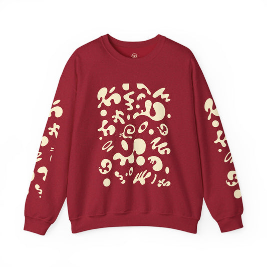 Pure Imagination Unisex Heavy Blend™ Crewneck Sweatshirt - Blank Page White Print