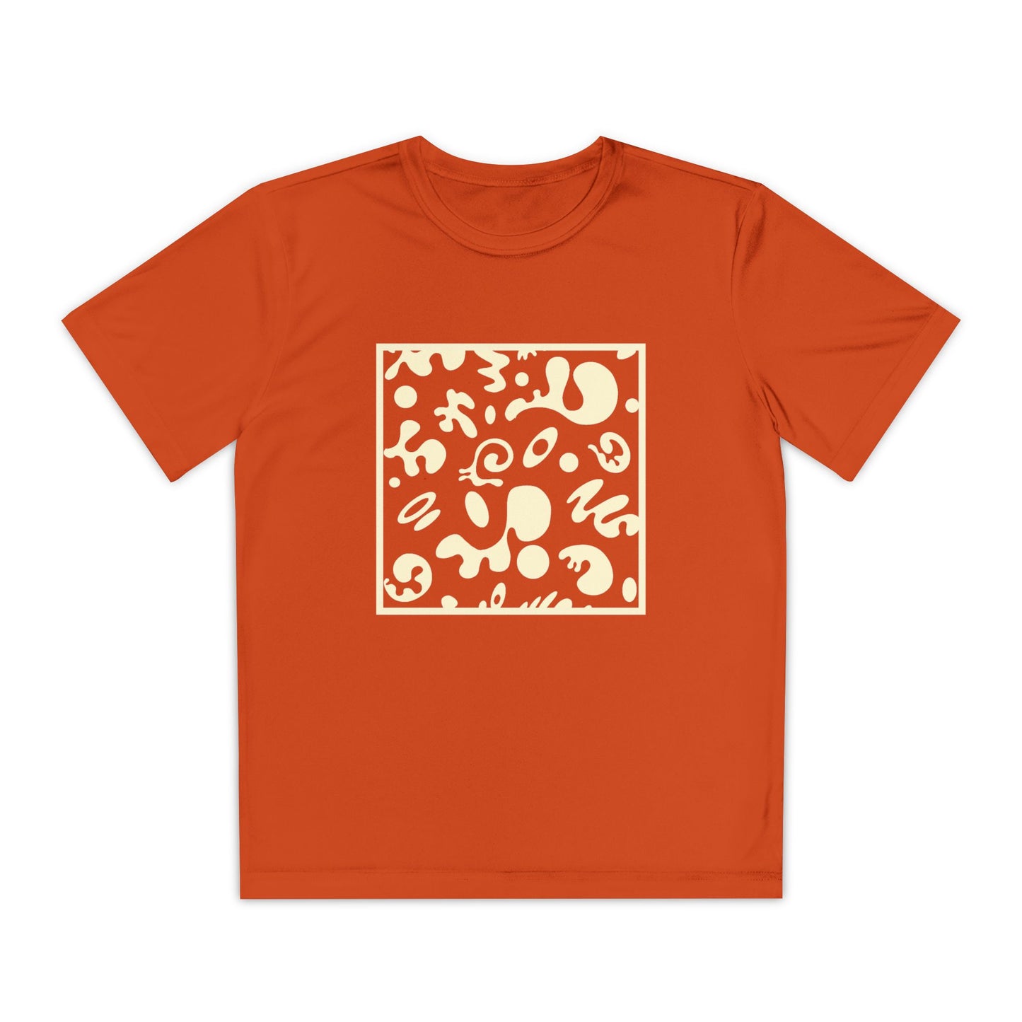 Adorn'd Youth Competitor Graphic Tee - Blank Page White