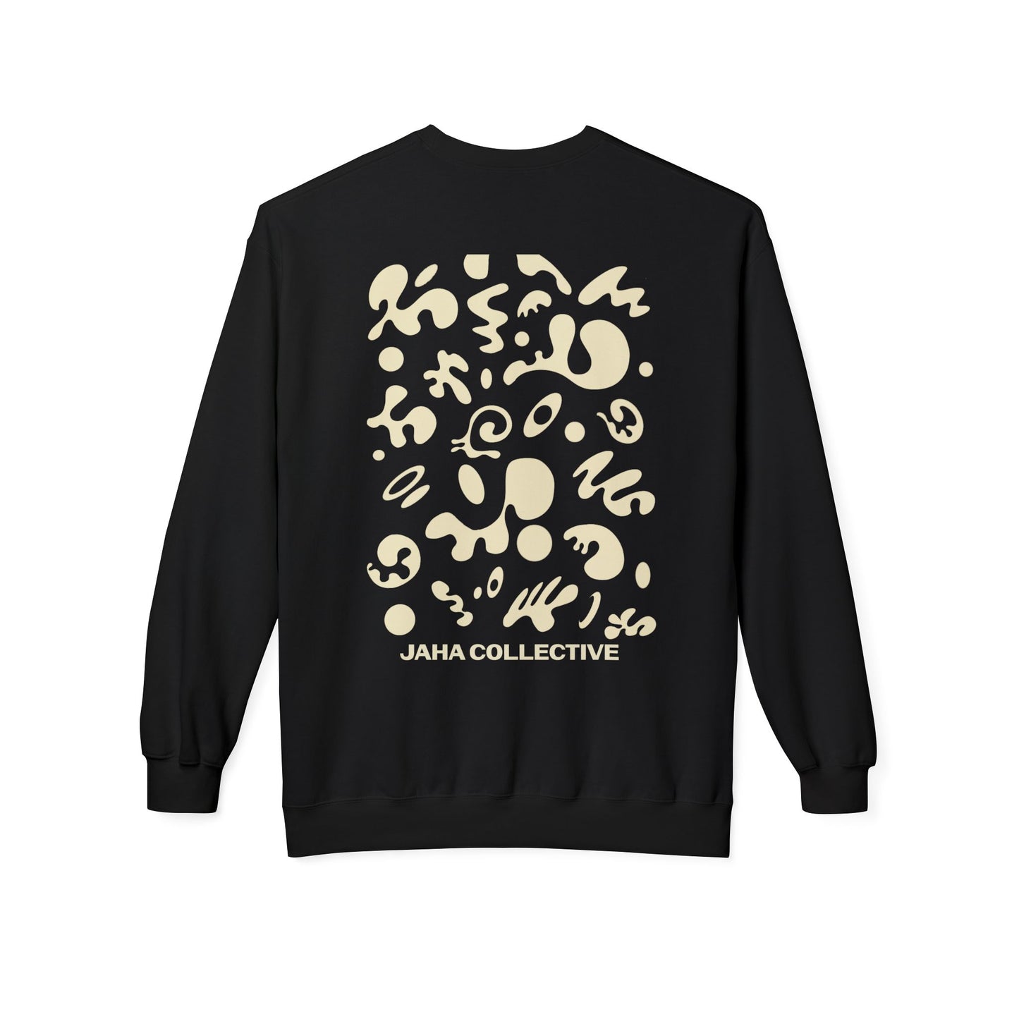 Pure Imagination Unisex Midweight Softstyle Fleece Crewneck Sweatshirt - Blank Page White Print