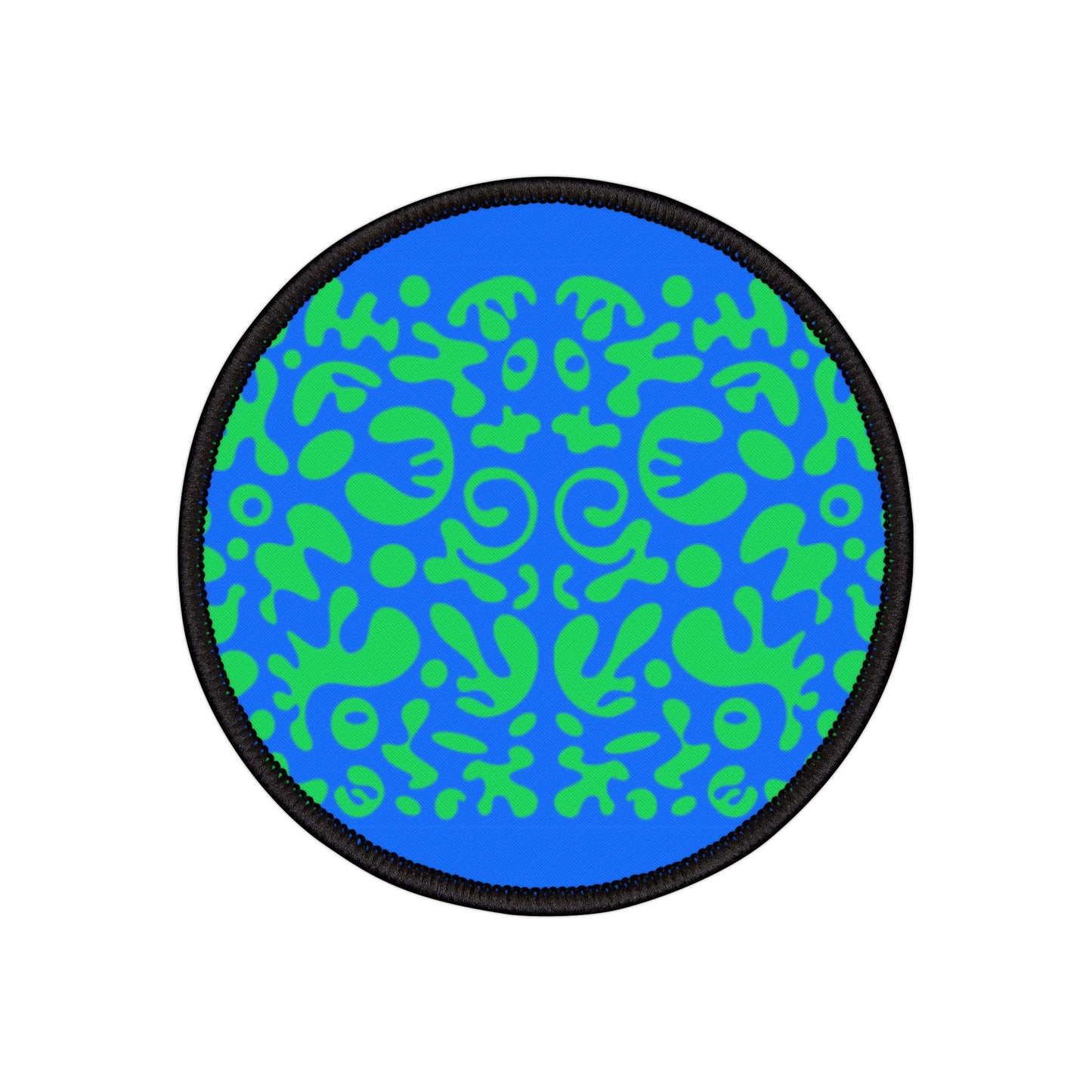 Mirror Work Color Vibrant Iron-On Patches - Tide Pool