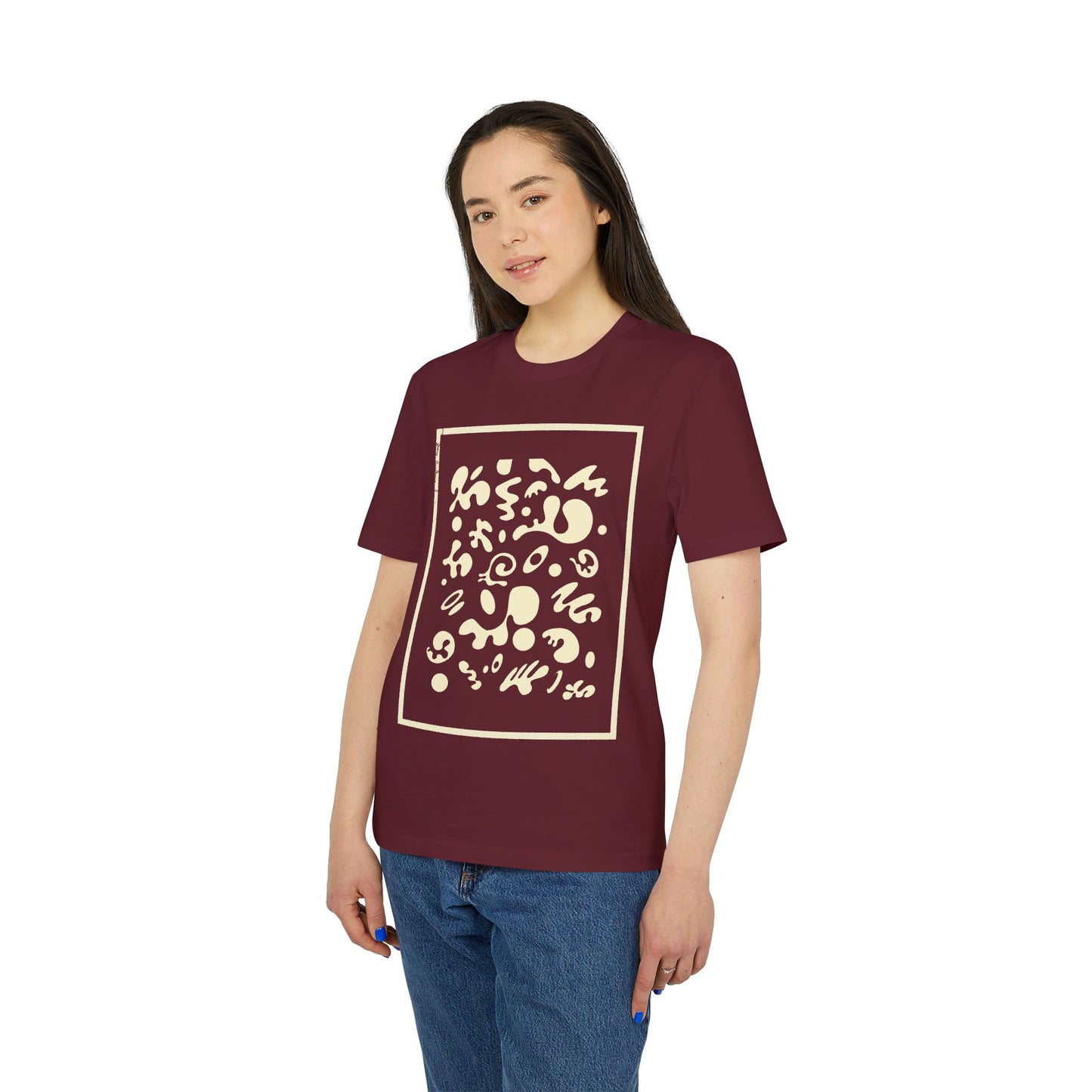 Deep Dream Unisex T-shirt - Blank Page White
