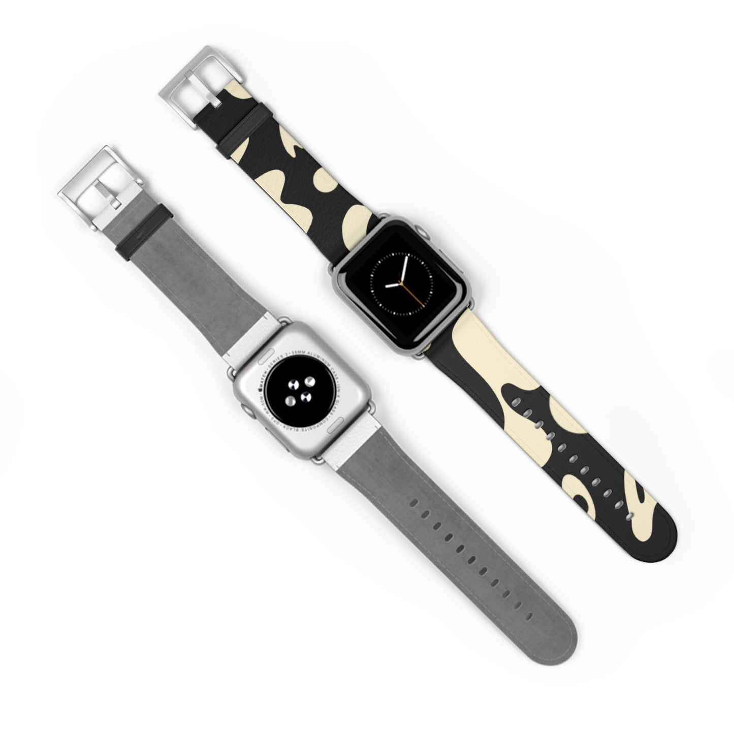 Pure Imagination Faux Leather Apple Watch Band - Smoke Signal