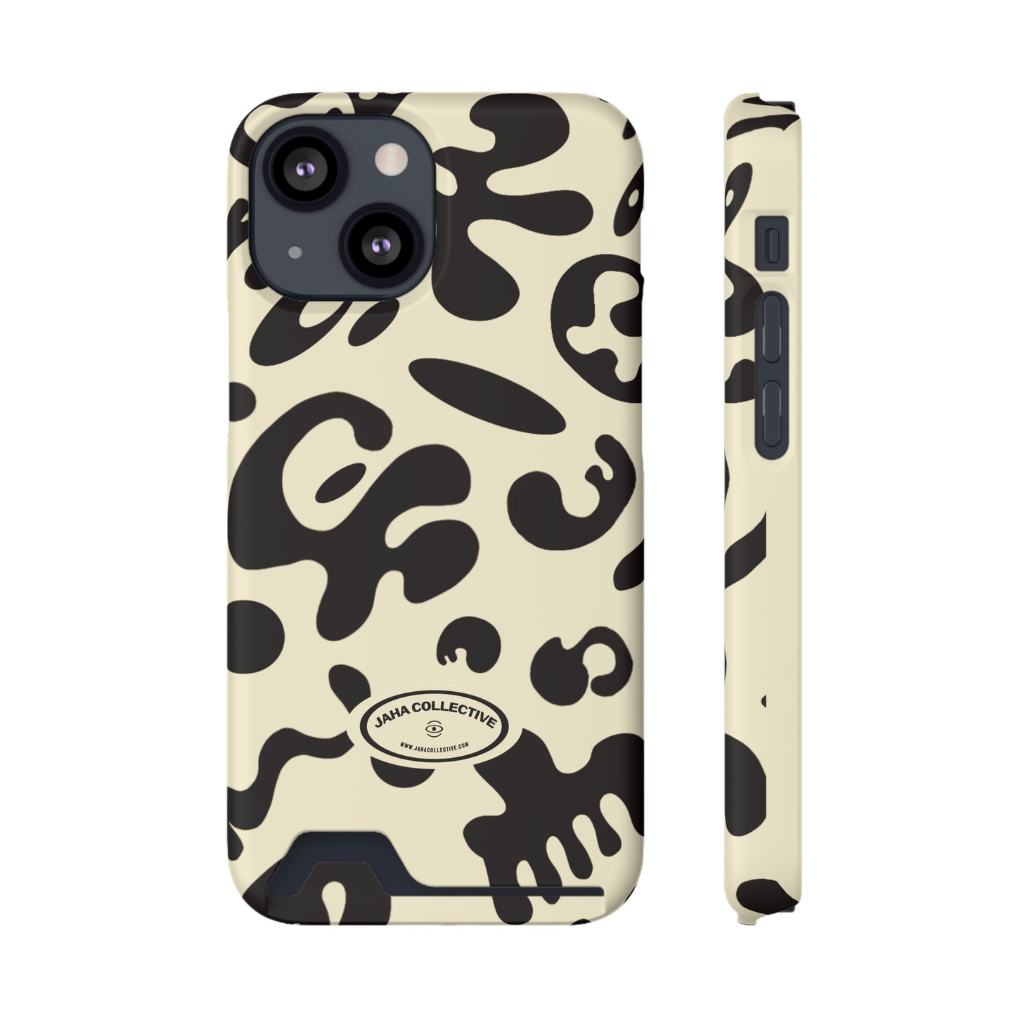 Pure Imagination Phone Case w Card Holder - Blank Page White
