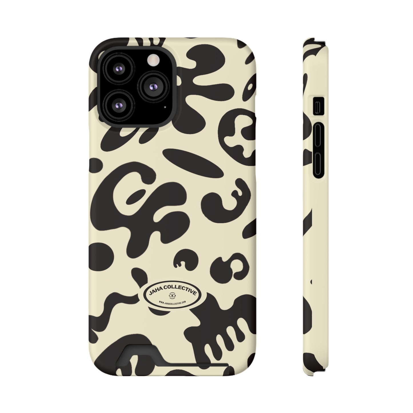 Pure Imagination Phone Case w Card Holder - Blank Page White