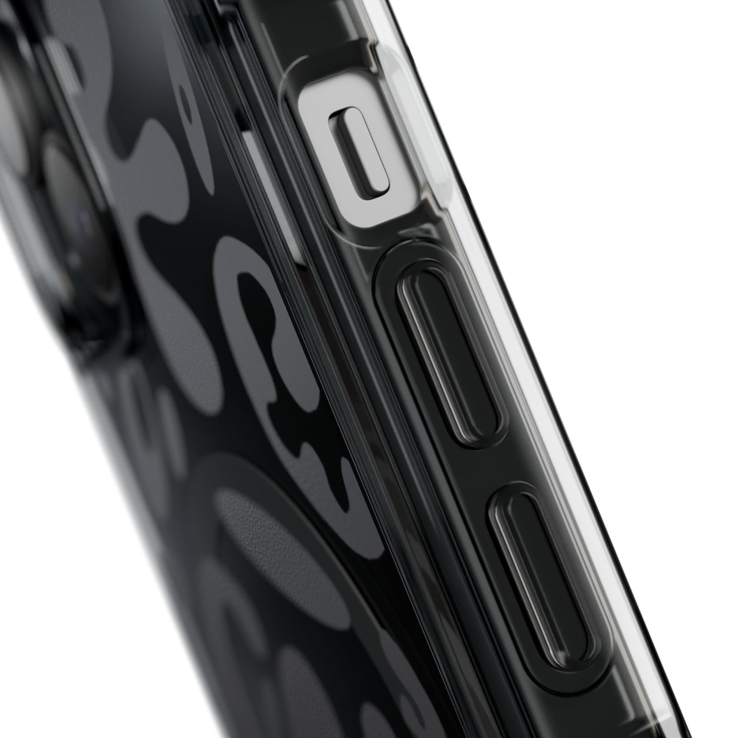 Pure Imagination Clear MagSafe Impact Case - Smoke Signal Black