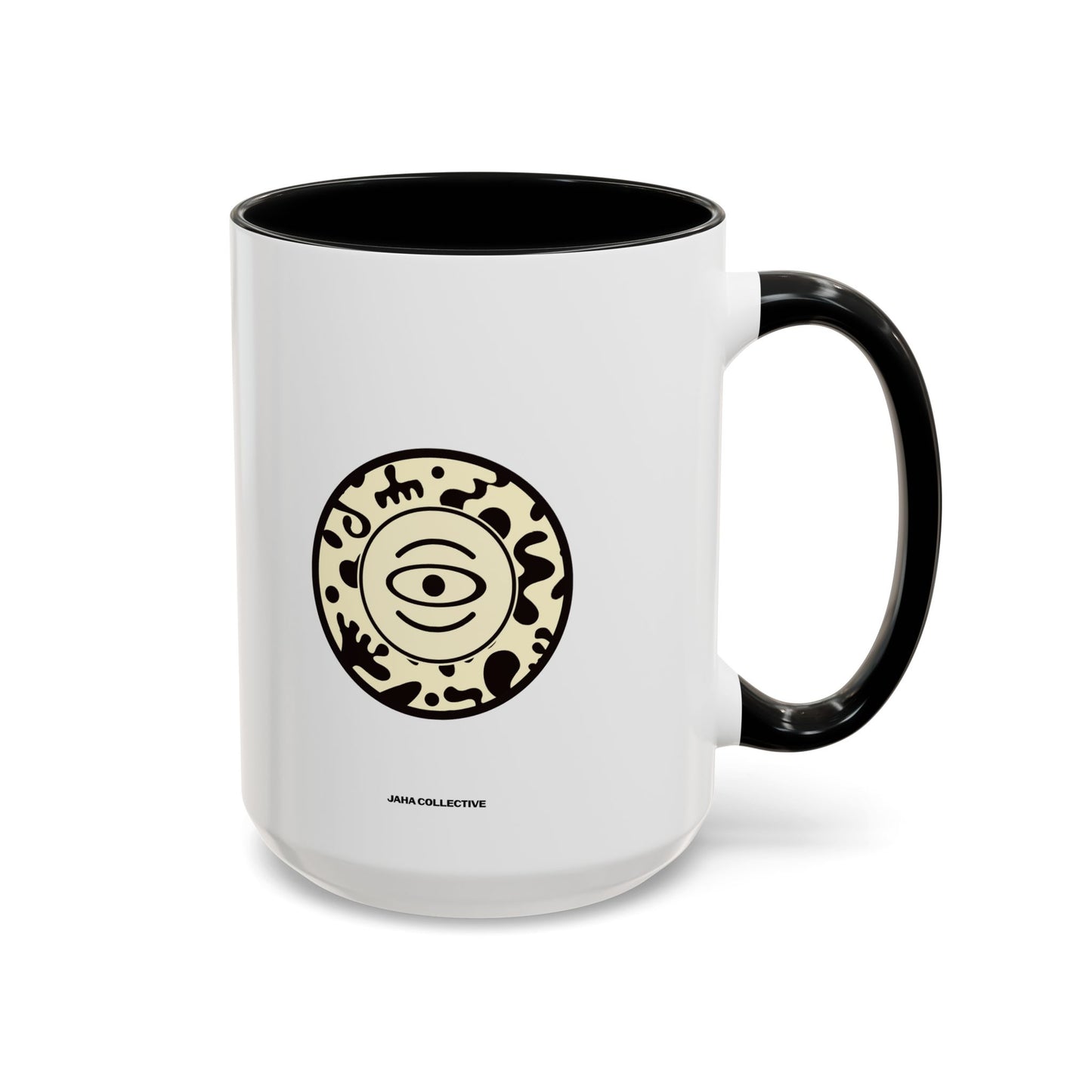 Adorn'd Color Logo Accent Coffee Mug (11, 15oz) - Blank Page