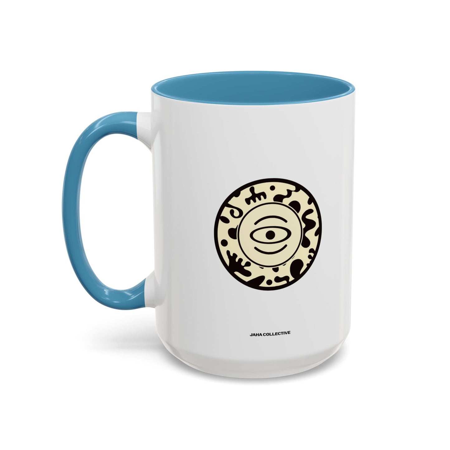 Adorn'd Color Logo Accent Coffee Mug (11, 15oz) - Blank Page