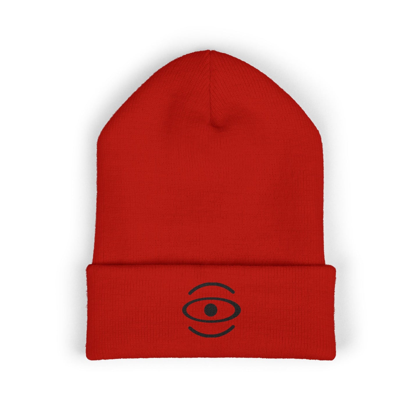 Jaha Logo Embroidered Classic Cuffed Beanie - Smoke Signal Black