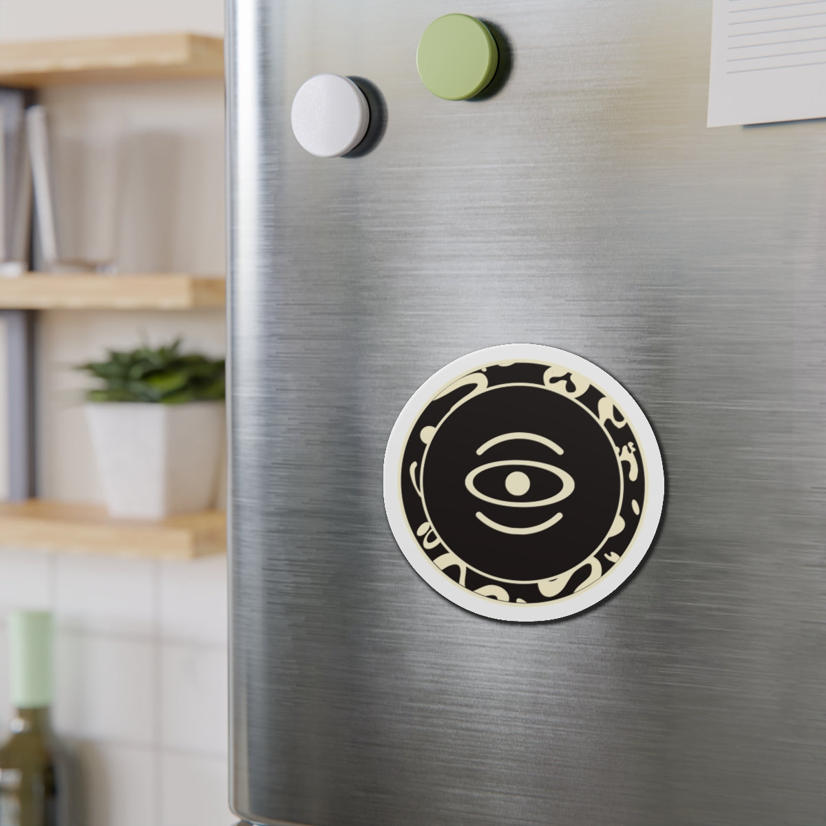 Adorn'd Logo Die Cut Magnet - Smoke Signal