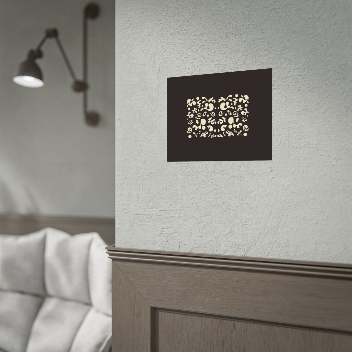 Mirror Work Rolled Poster (Landscape) - Smoke Signal