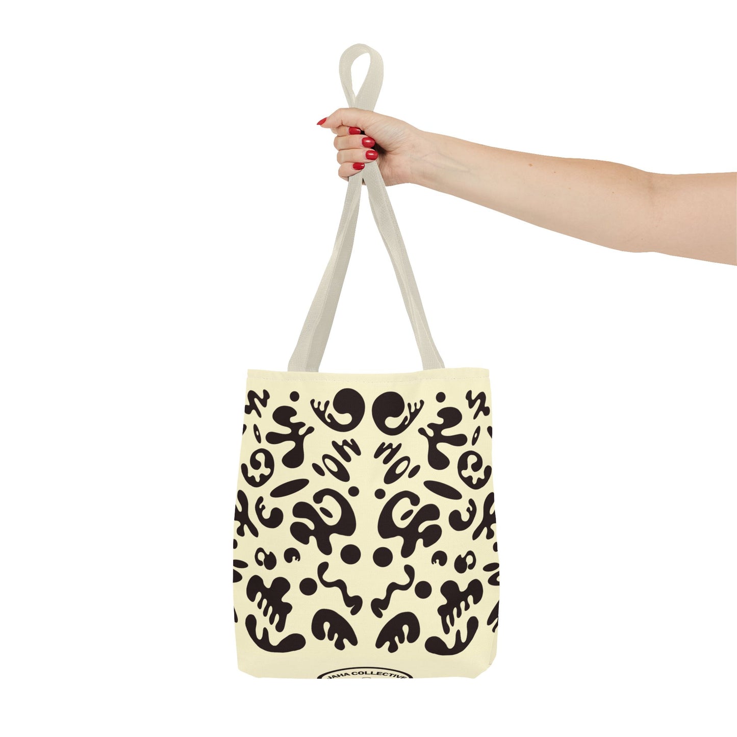 Mirror Work Colorful Tote Bag - Blank Page