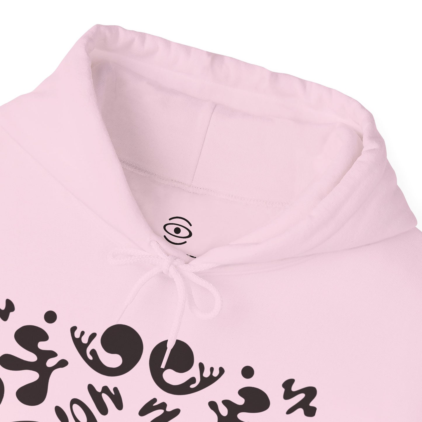 Mirror Work Unisex Heavy Blend™ Hooded Sweatshirt - Smoke Signal Black Print