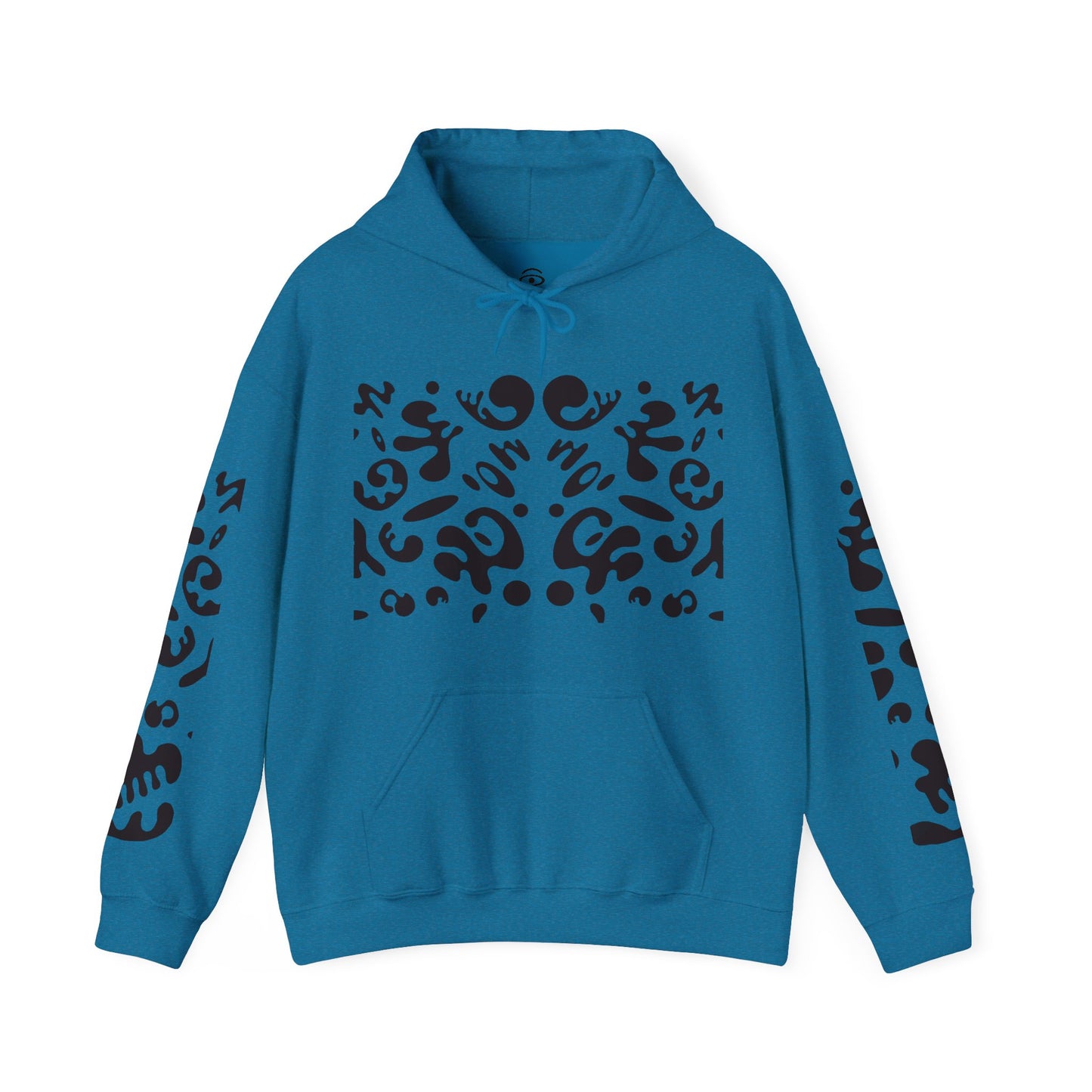 Mirror Work Unisex Heavy Blend™ Hooded Sweatshirt - Smoke Signal Black Print