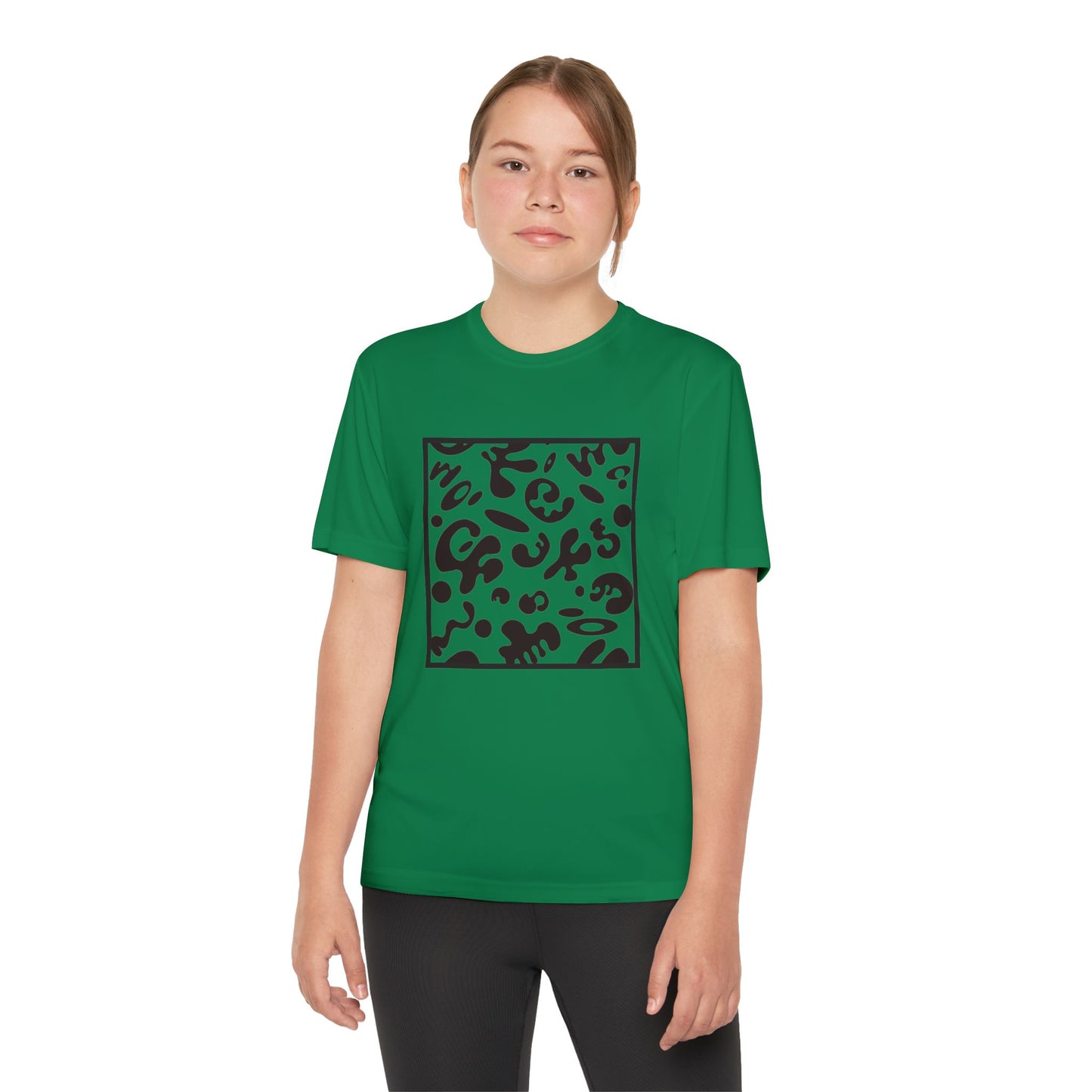 Adorn'd Youth Competitor Graphic Tee - Smoke Signal Black