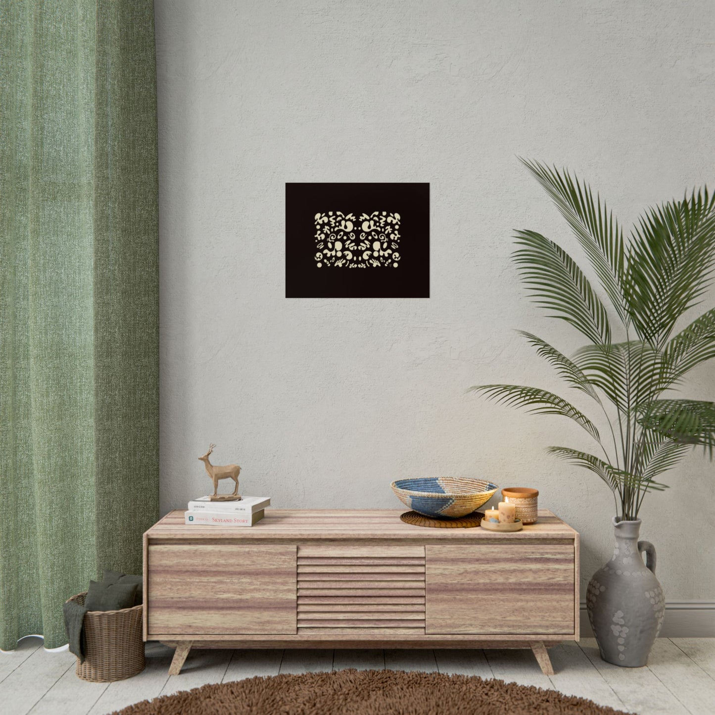 Mirror Work Rolled Poster (Landscape) - Smoke Signal