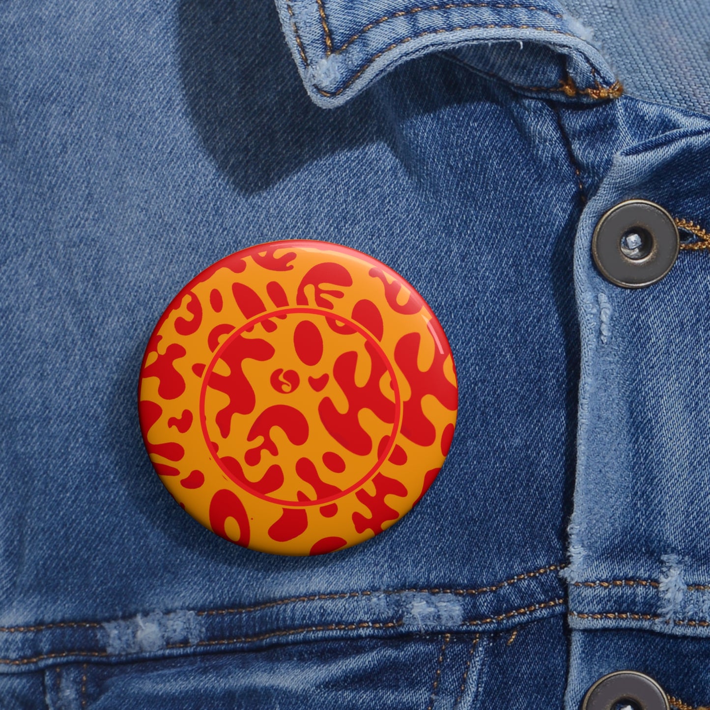 Adorn'd Color Pin Button - Heat Theory
