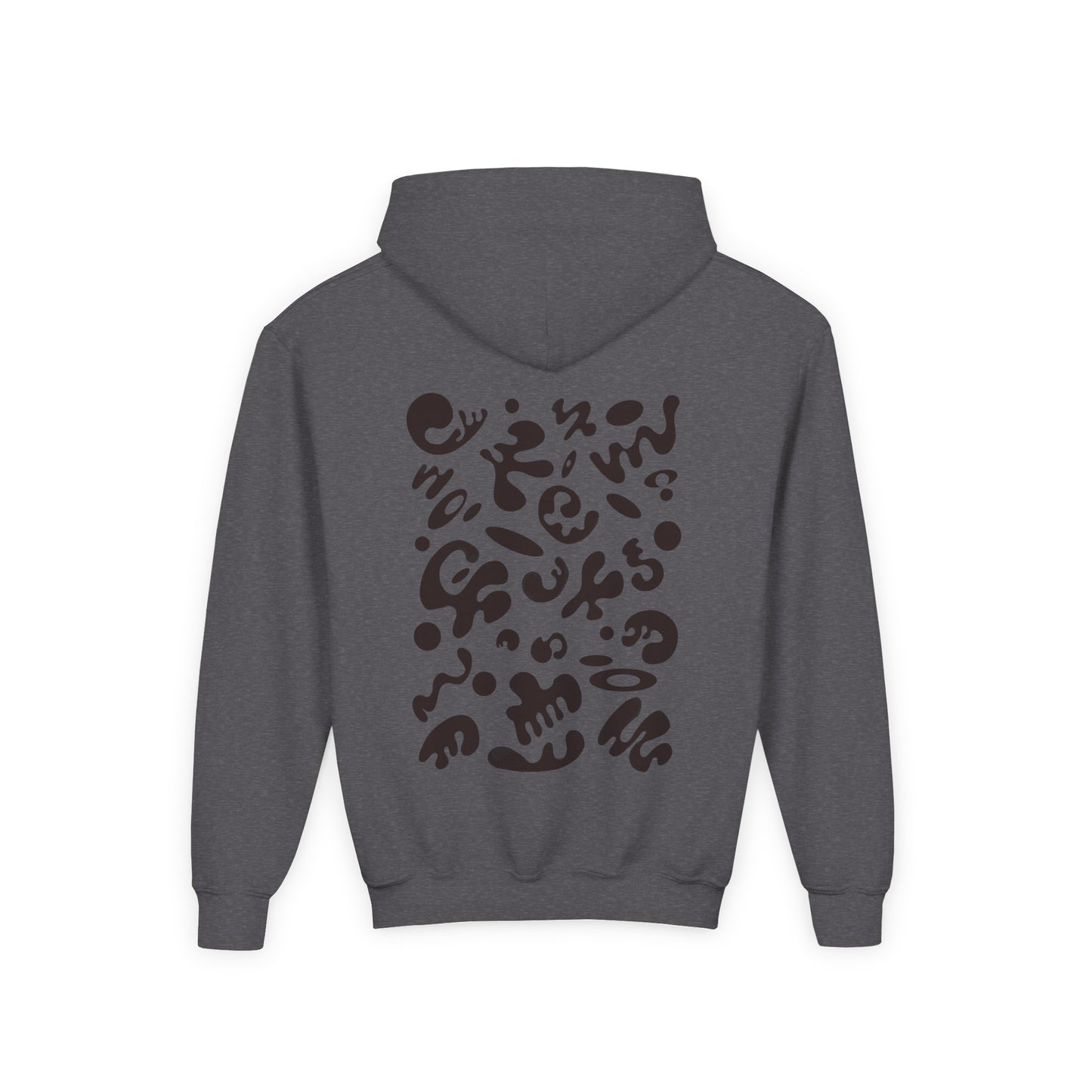 Bright Future Youth Heavy Blend Hooded Sweatshirt - Smoke Signal