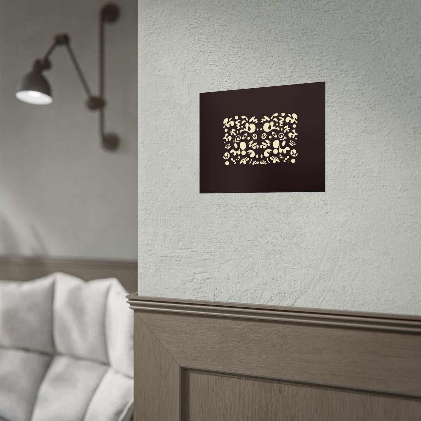 Mirror Work Rolled Poster (Landscape) - Smoke Signal