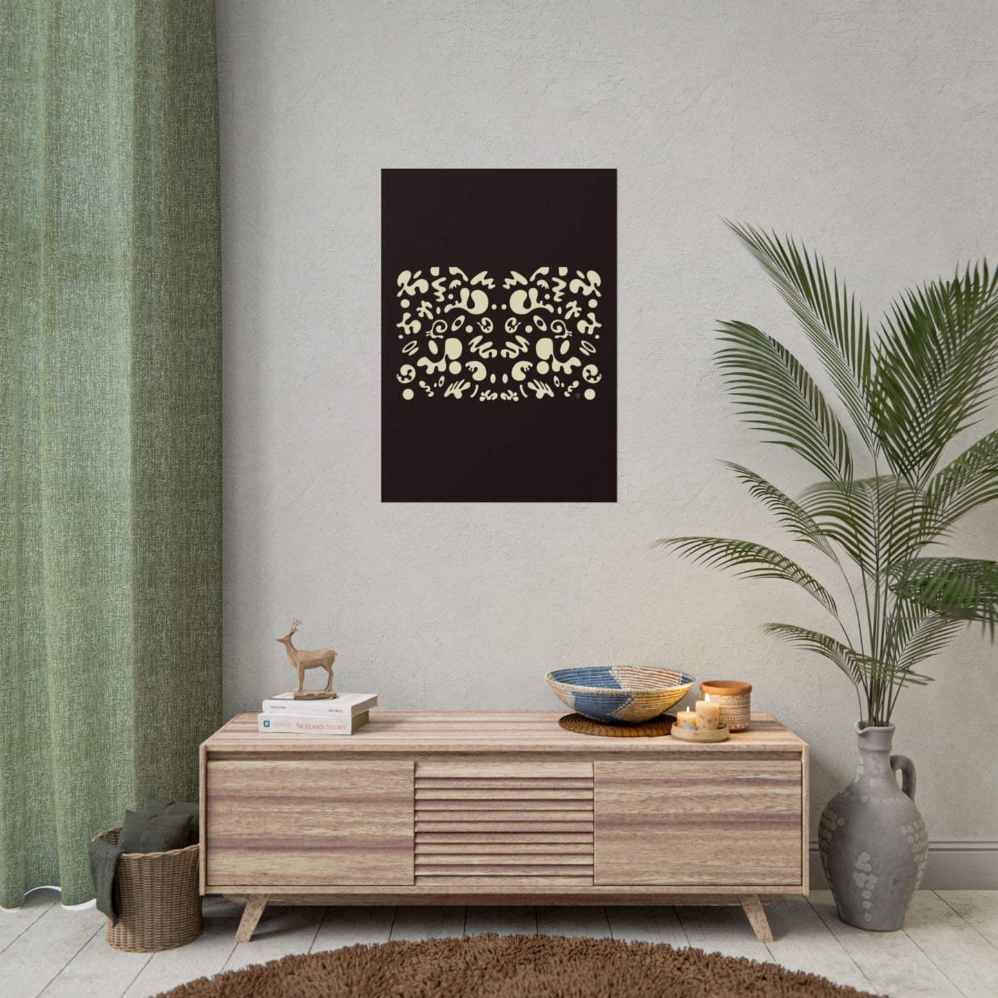 Mirror Work Rolled Poster (Portrait) - Smoke Signal