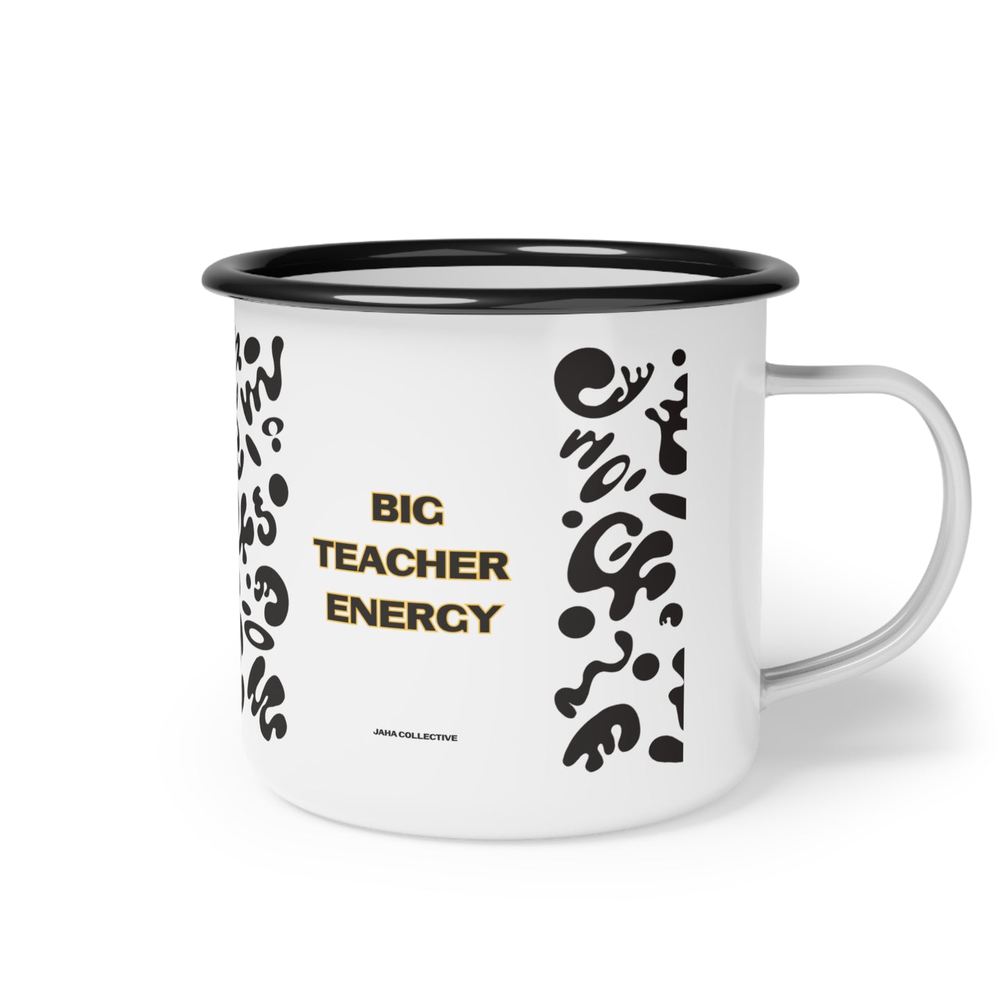 Big Teacher Energy Enamel Cup