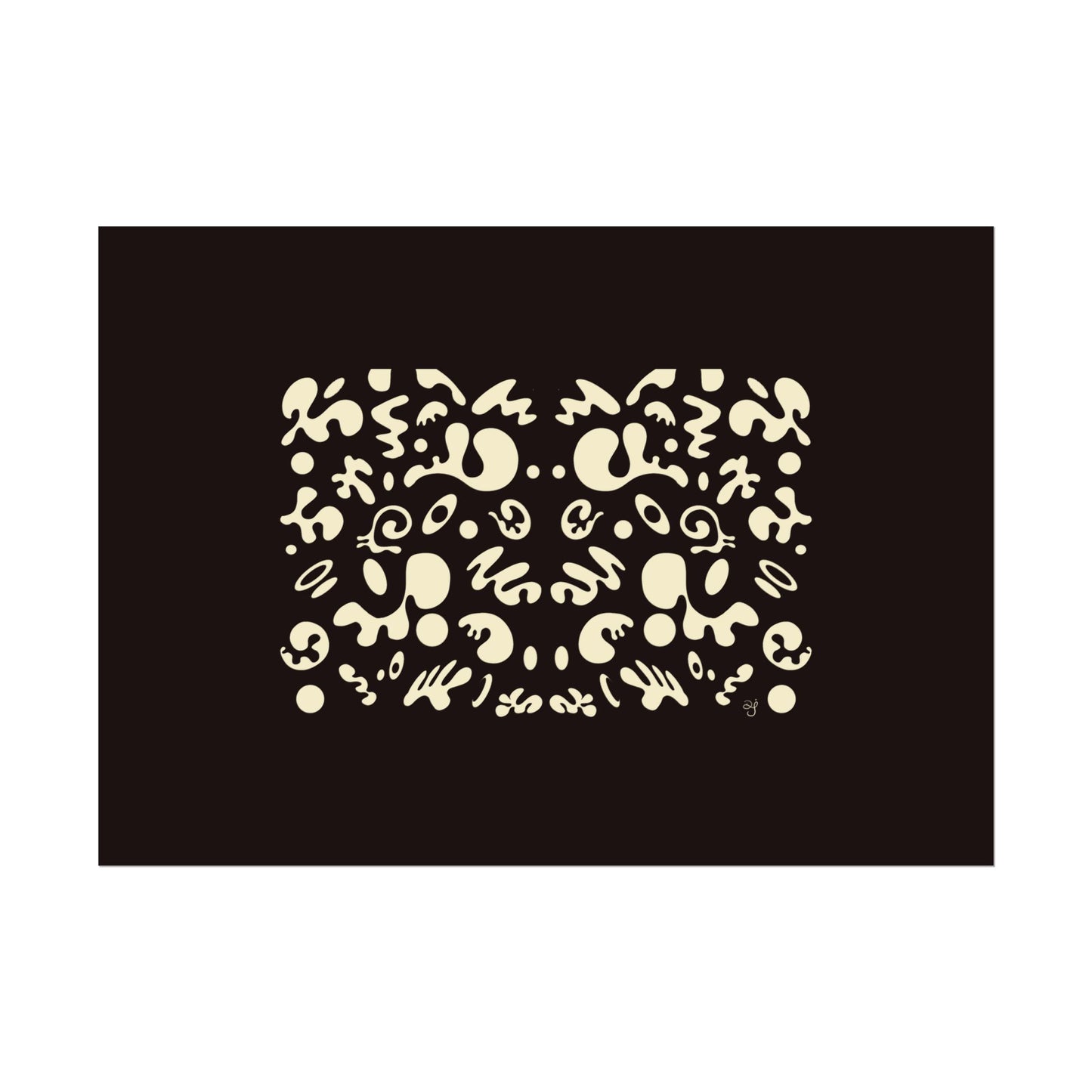 Mirror Work Rolled Poster (Landscape) - Smoke Signal